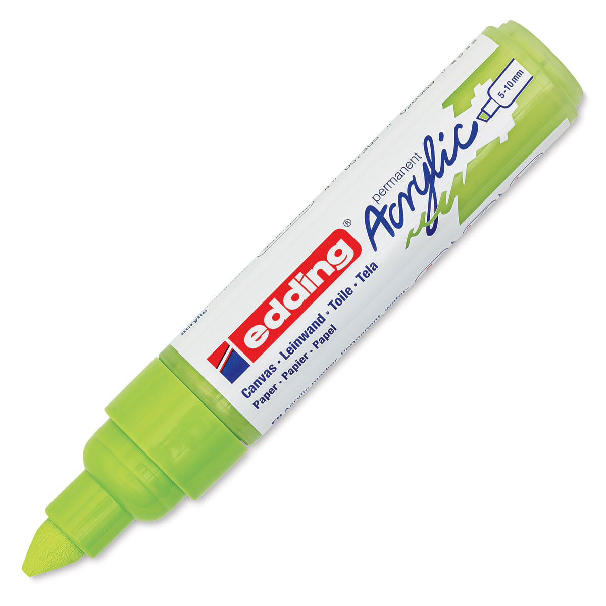 Edding Acrylic Paint Marker - Pastel Green 917, Broad, Cap Off