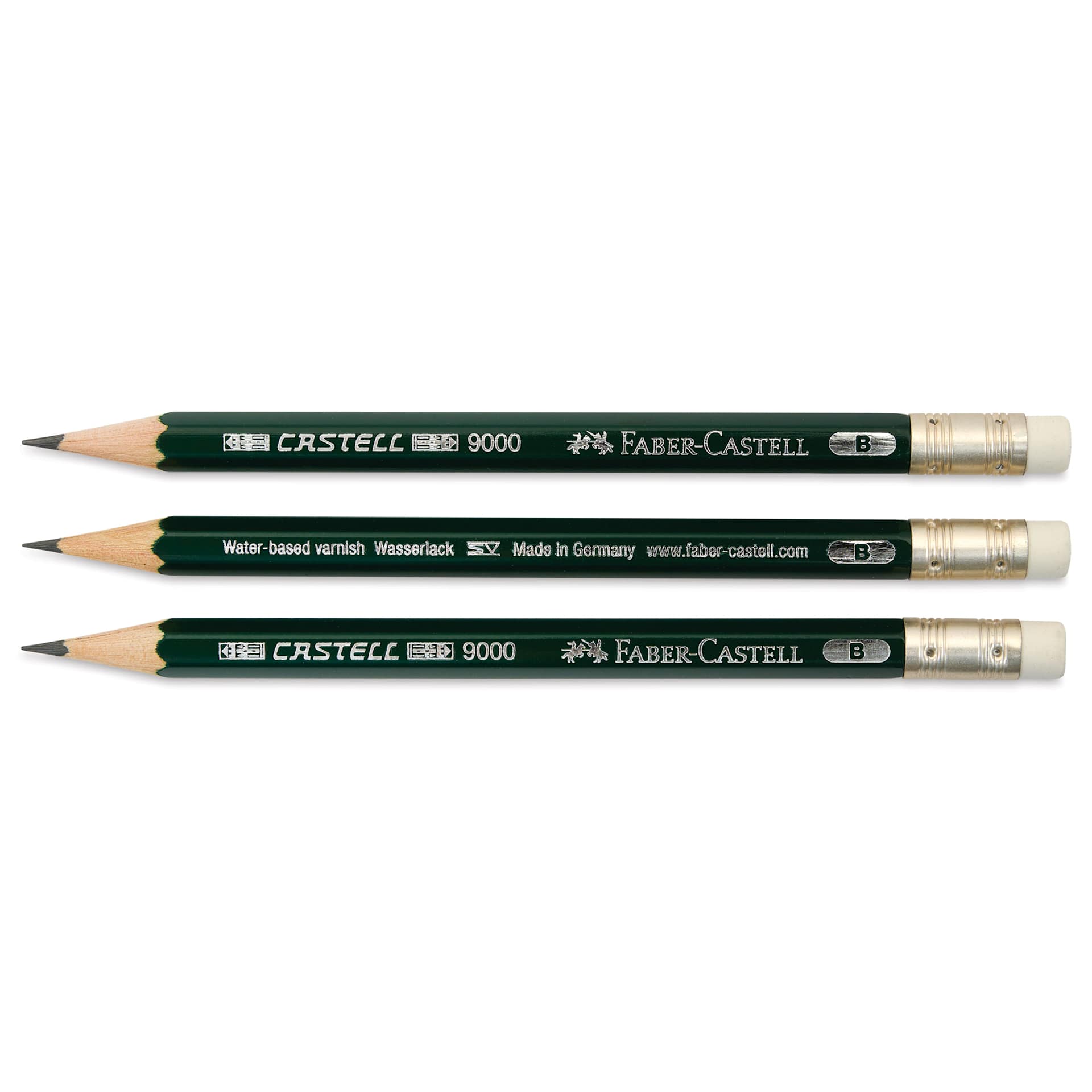 Faber-Castell 9000 Perfect Pencil - Pkg of 3, pencil Refills out of pack Faber-Castell 9000 Perfect Pencil - Pkg of 3, pencil Refills out of pack