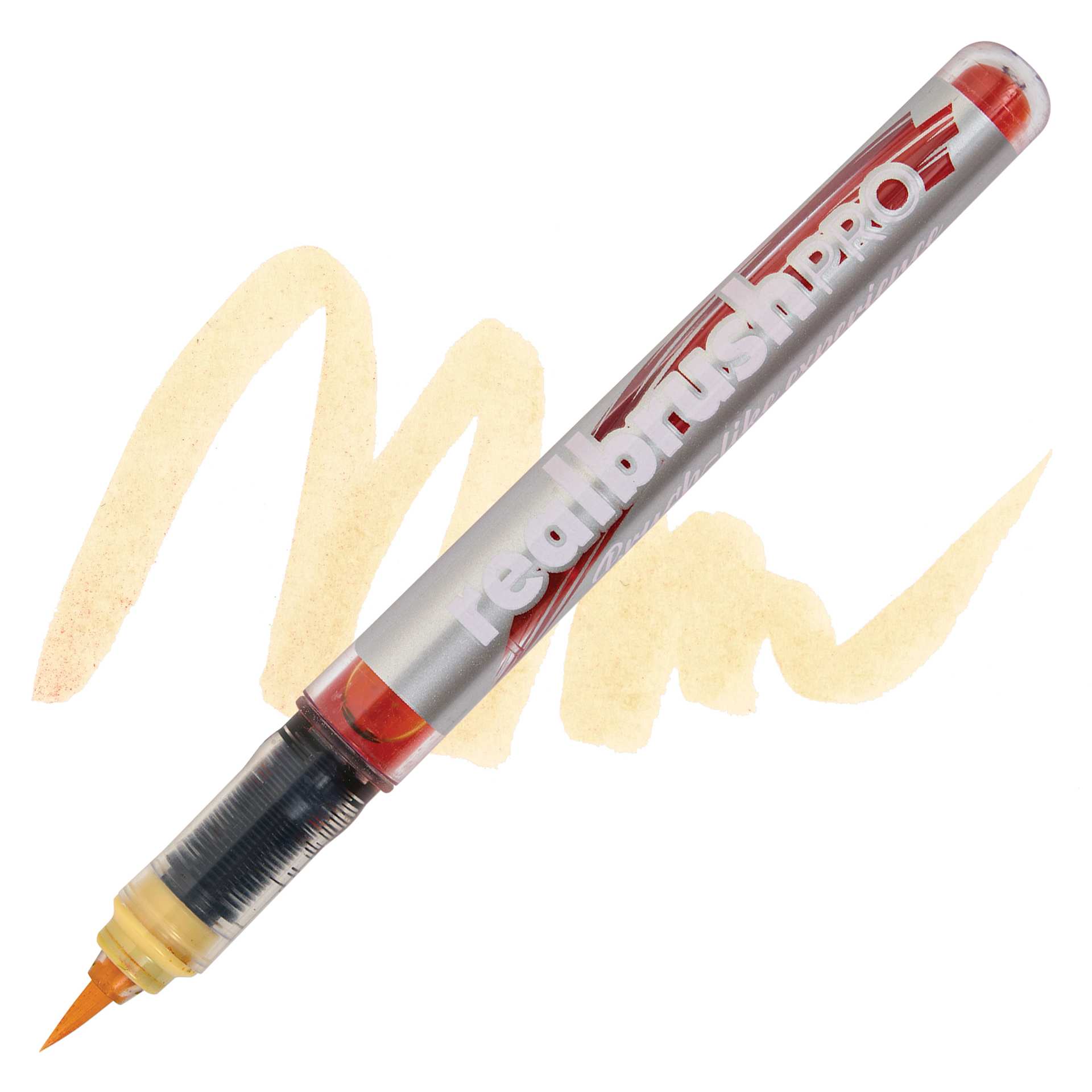 Karin Realbrush Pro Marker - Almond, swatch and marker