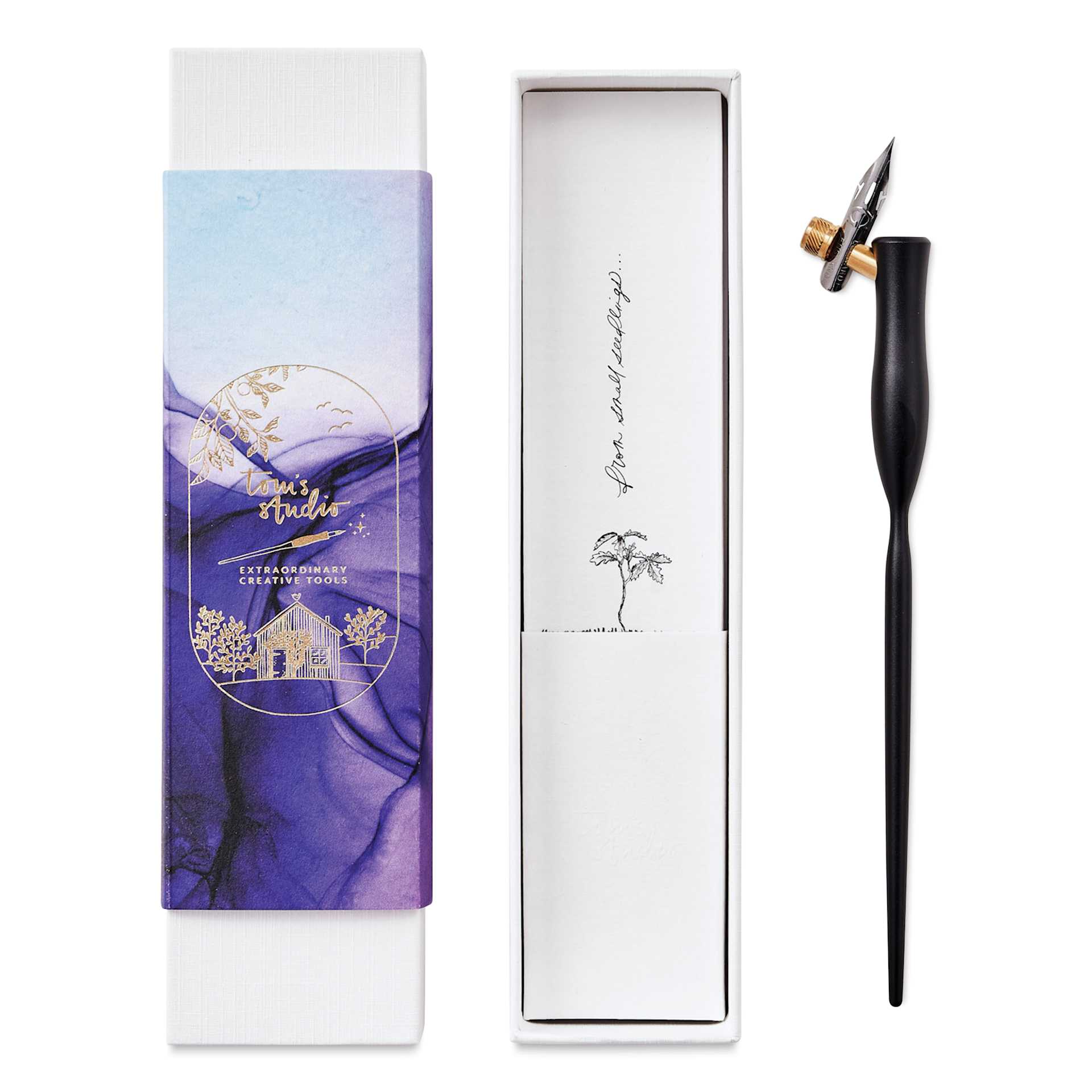 Tom's Studio Flourish Oblique Calligraphy Dip Pens