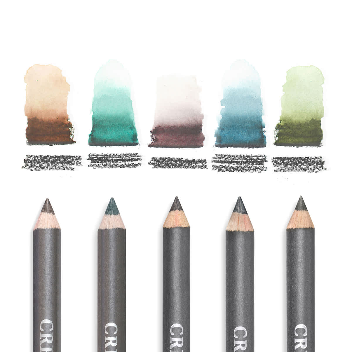 Cretacolor AquaGraph Pencils - Pocket Set of 6