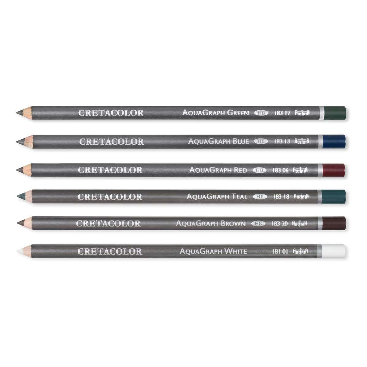 Cretacolor AquaGraph Pencils - Pocket Set of 6