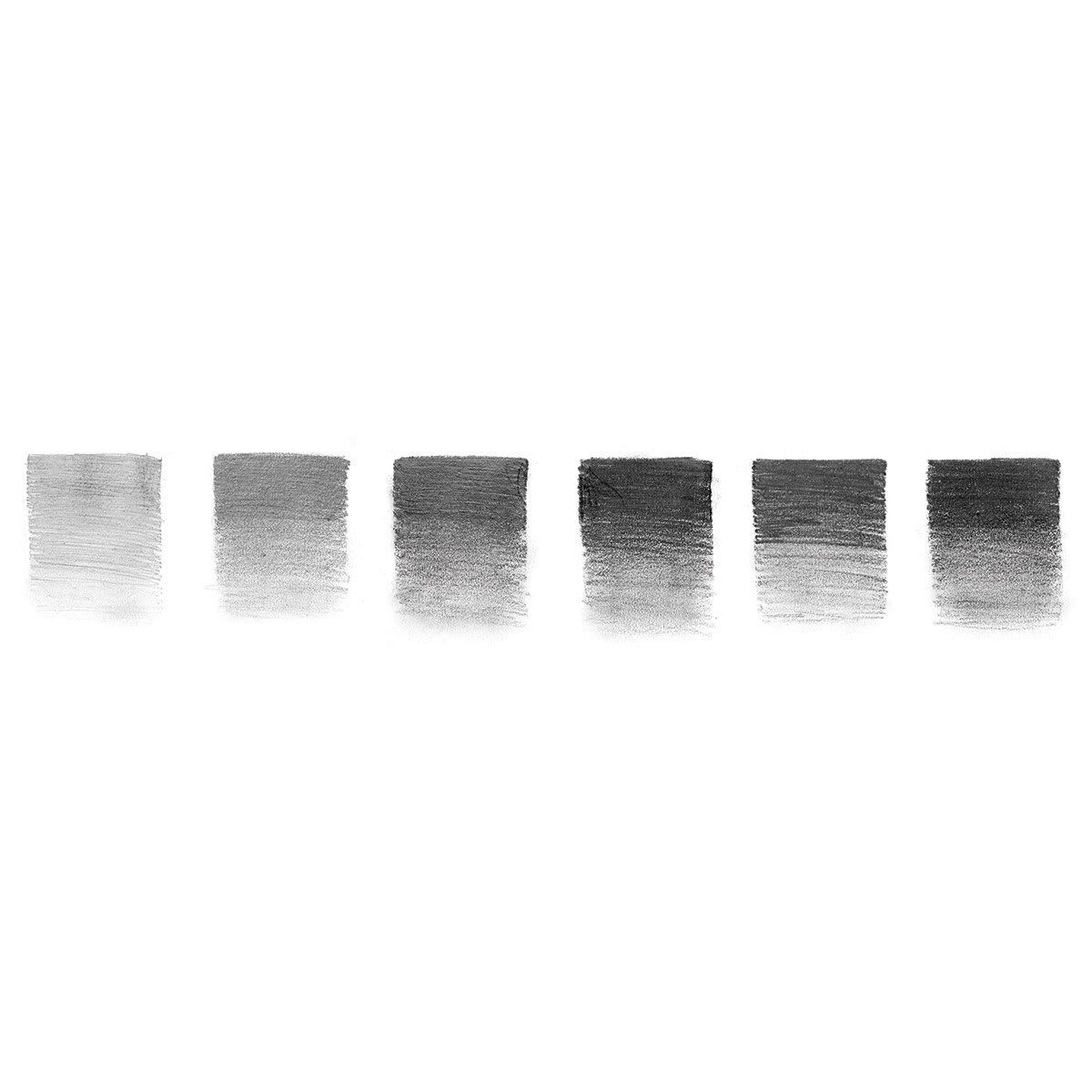 Winsor & Newton Studio Collection Graphite Pencil Set - Set of 6, Assorted Hardness (example of included pencil gradations)