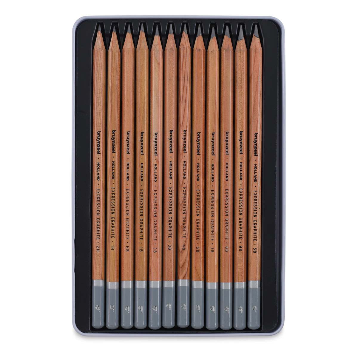 Bruynzeel Expression Series Graphite Pencils - Set of 12 (set contents) Bruynzeel Expression Series Graphite Pencils - Set of 12 (set contents)