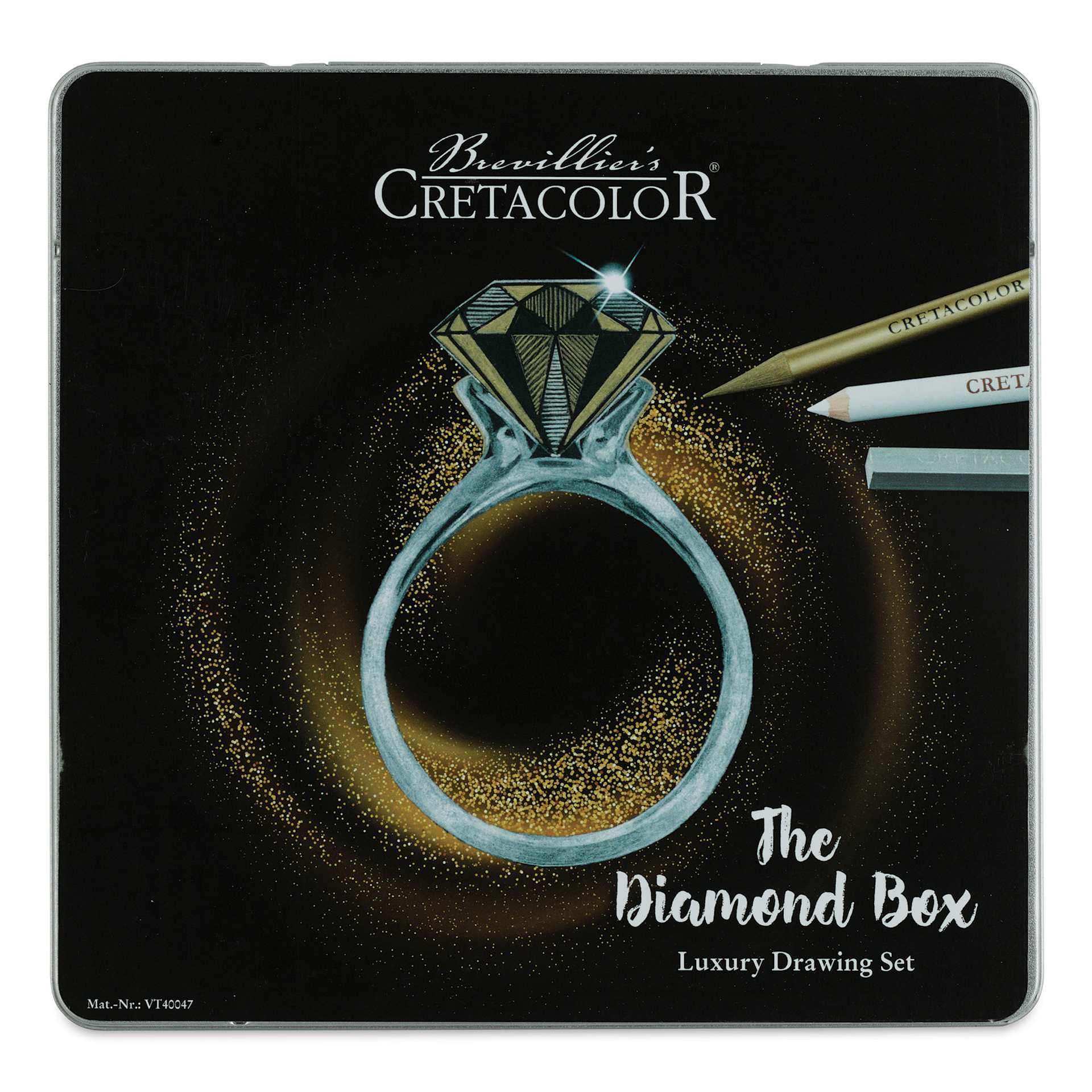 Cretacolor® The Diamond Box Luxury Drawing Set (front of box) Cretacolor® The Diamond Box Luxury Drawing Set (front of box)