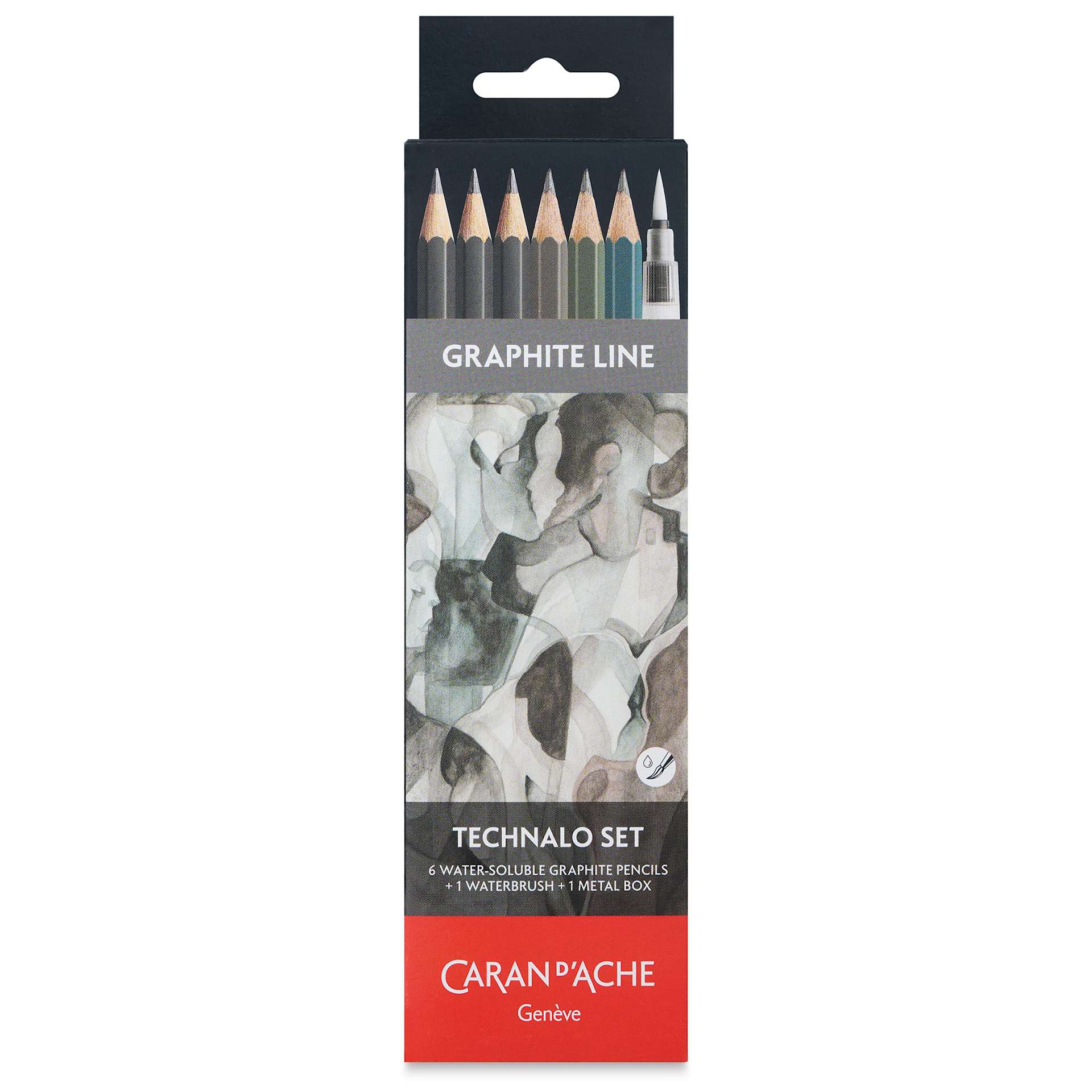Caran d'Ache Graphite Line Technalo Set (front of package) Caran d'Ache Graphite Line Technalo Set (front of package)