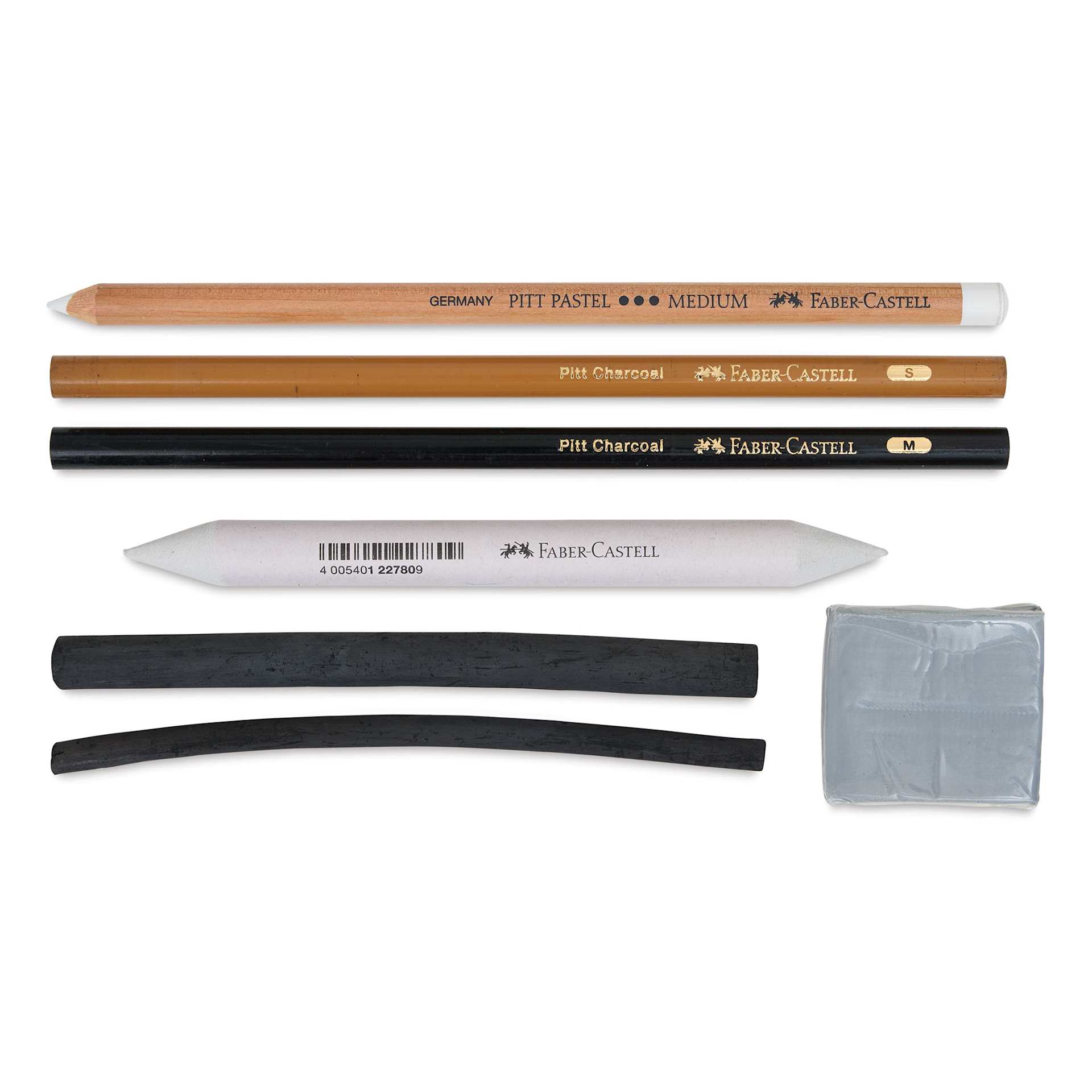 Faber-Castell Creative Studio Charcoal Sketch Set, Set of 7, out of packaging Faber-Castell Creative Studio Charcoal Sketch Set, Set of 7, out of packaging