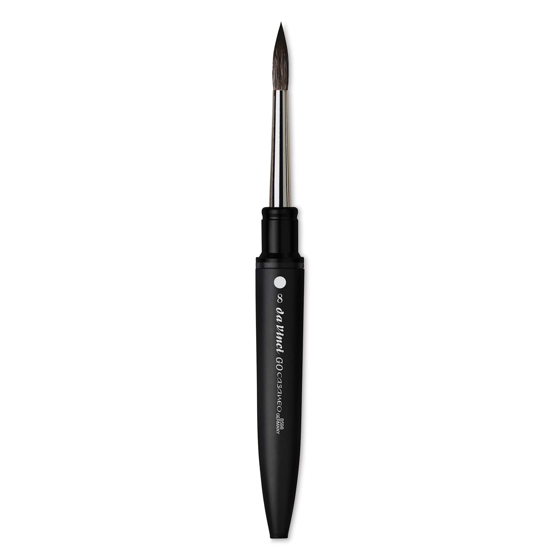 Da Vinci Go Casaneo Travel Brush - Round, Size 8