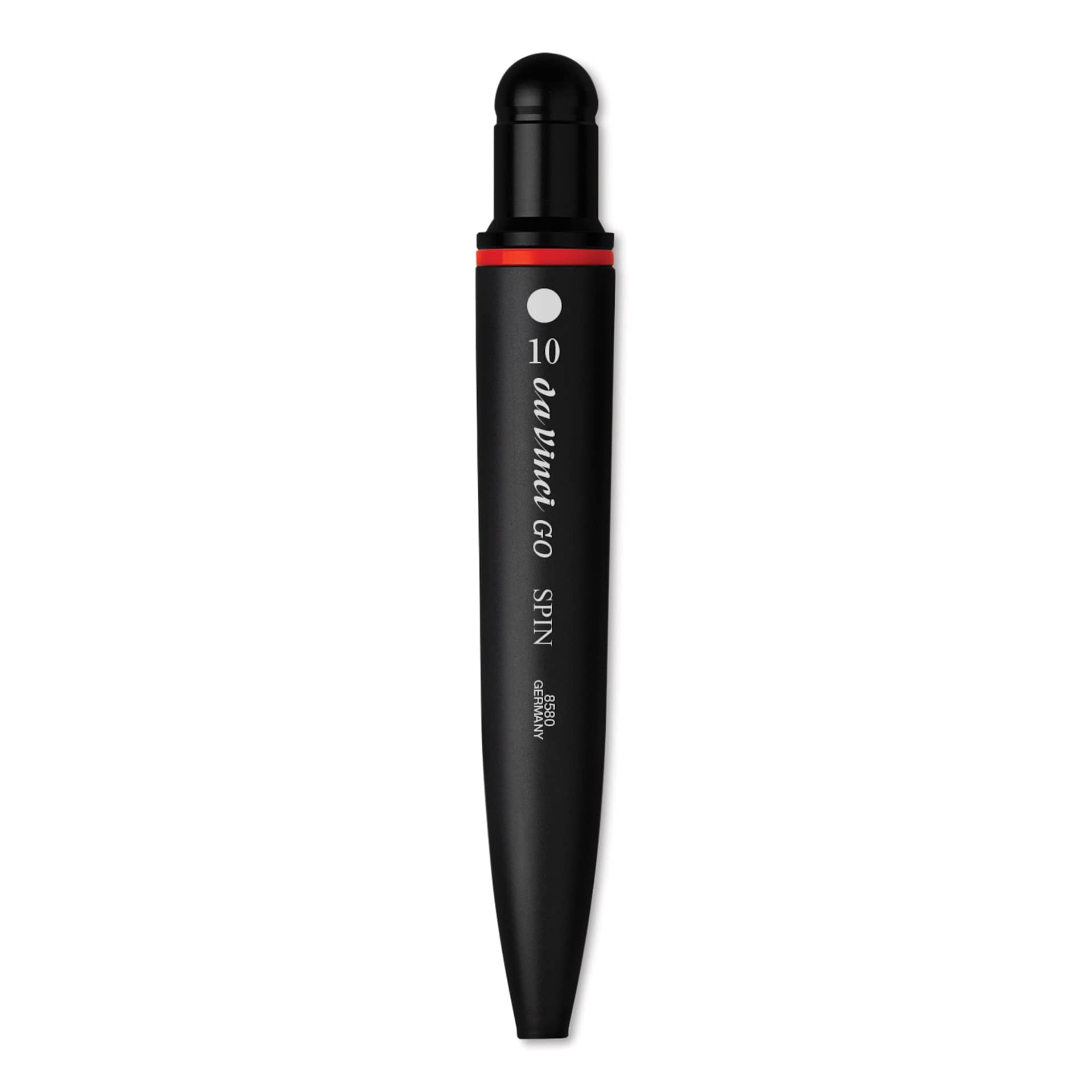 Da Vinci Go Spin Travel Brush - Round, Size 10, brush inside handle