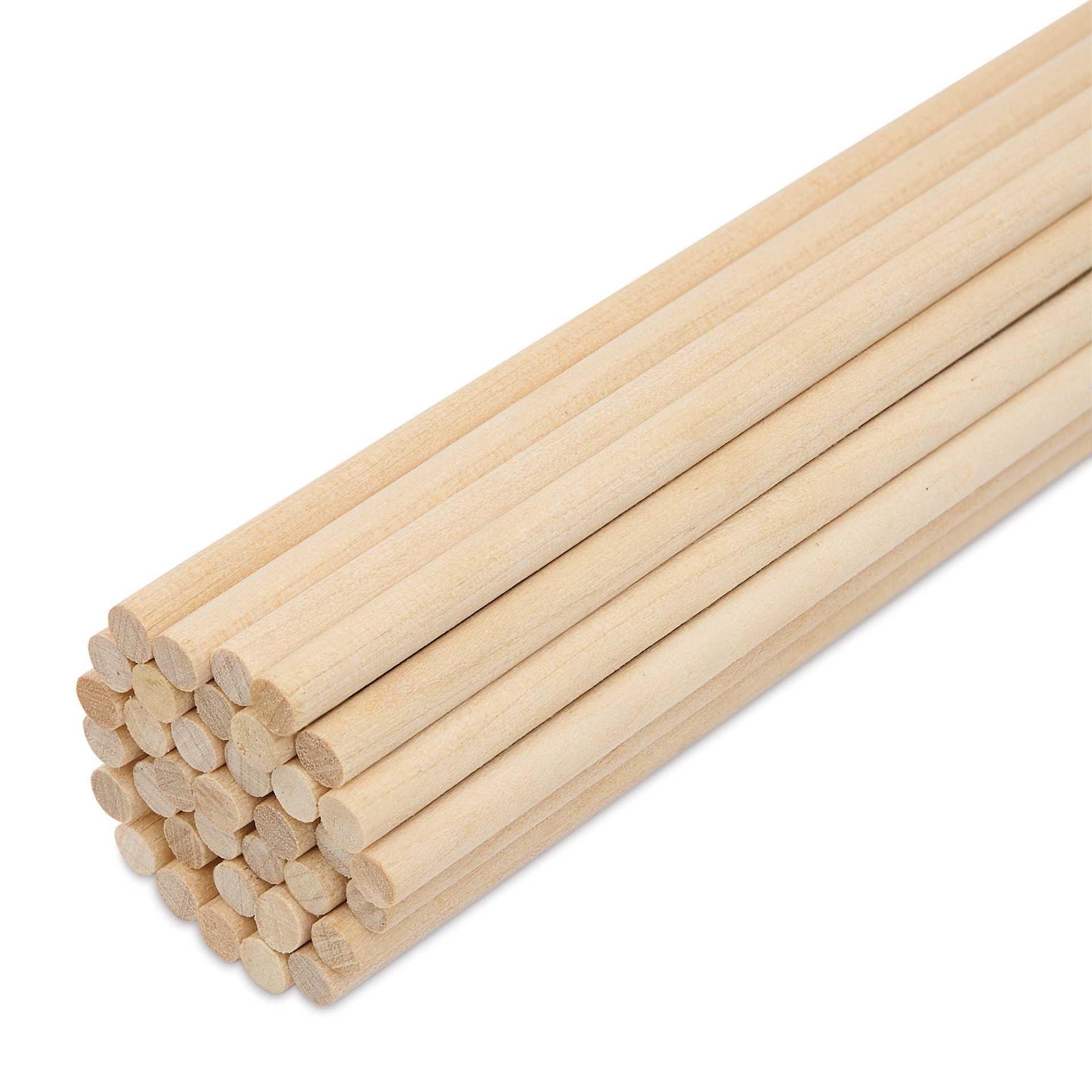 Bud Nosen Dowel Rods - 3/16" x 36", Pkg of 36, close-up