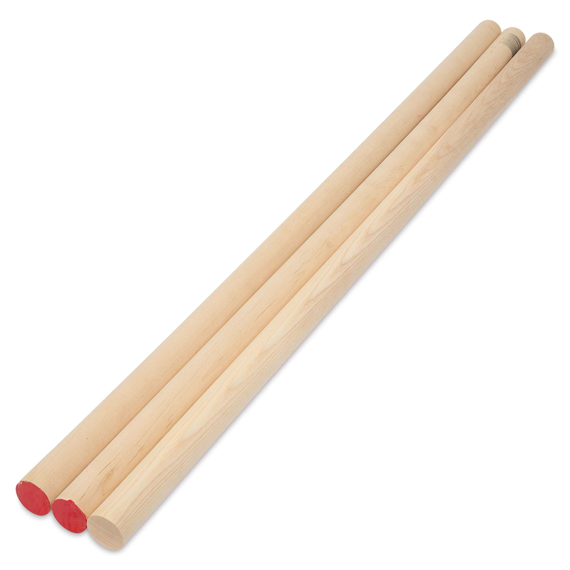 Bud Nosen Dowel Rods - 1-1/4" x 36", Pkg of 3