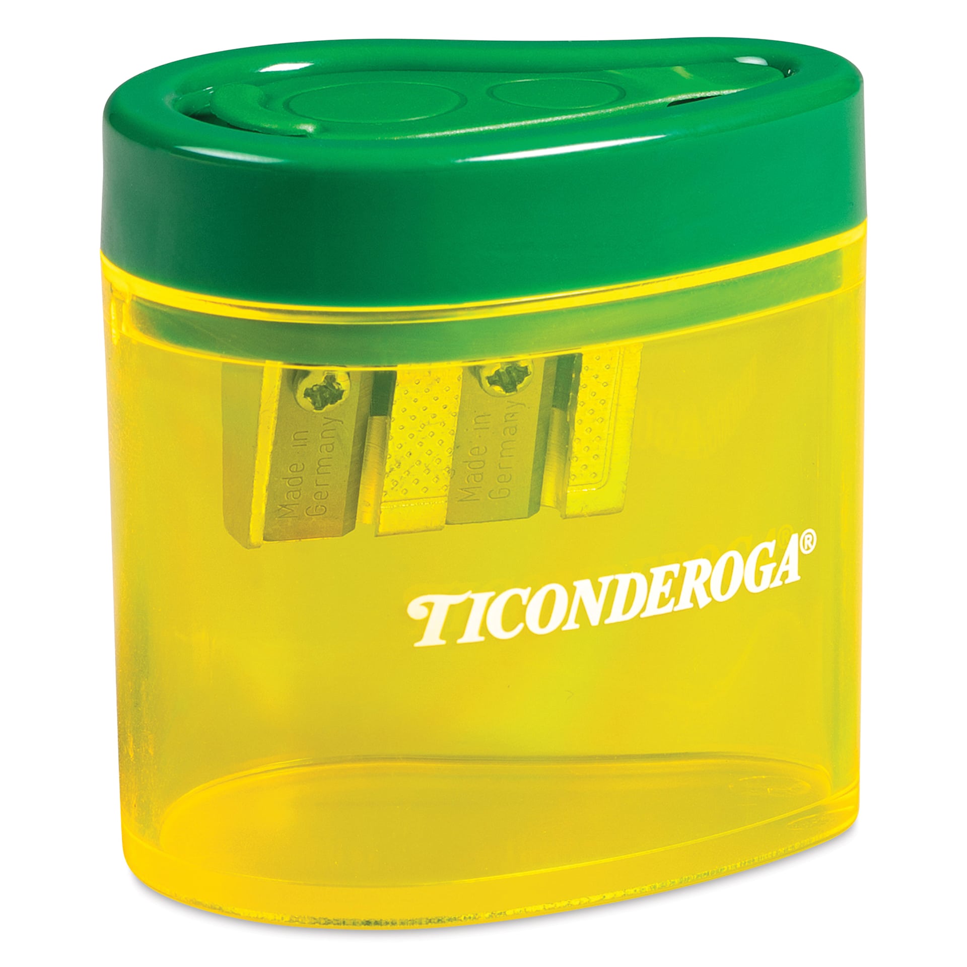 Dixon Ticonderoga Two-Hole Pencil Sharpener, closed
