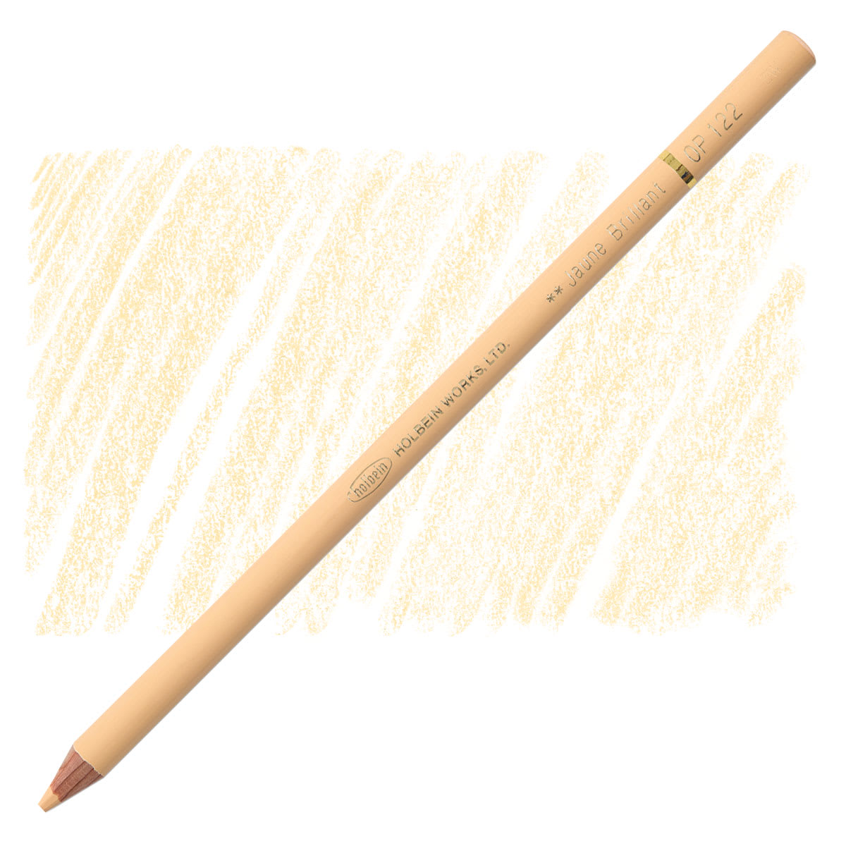 Holbein Artists' Colored Pencil - Juane Brilliant, OP122 pencil and swatch