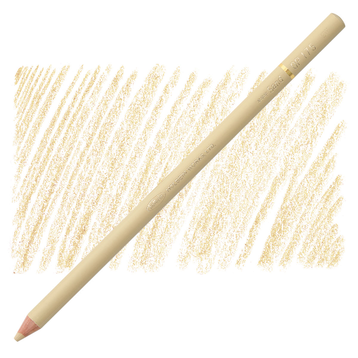 Holbein Artists' Colored Pencil - Sand, OP175 pencil and swatch