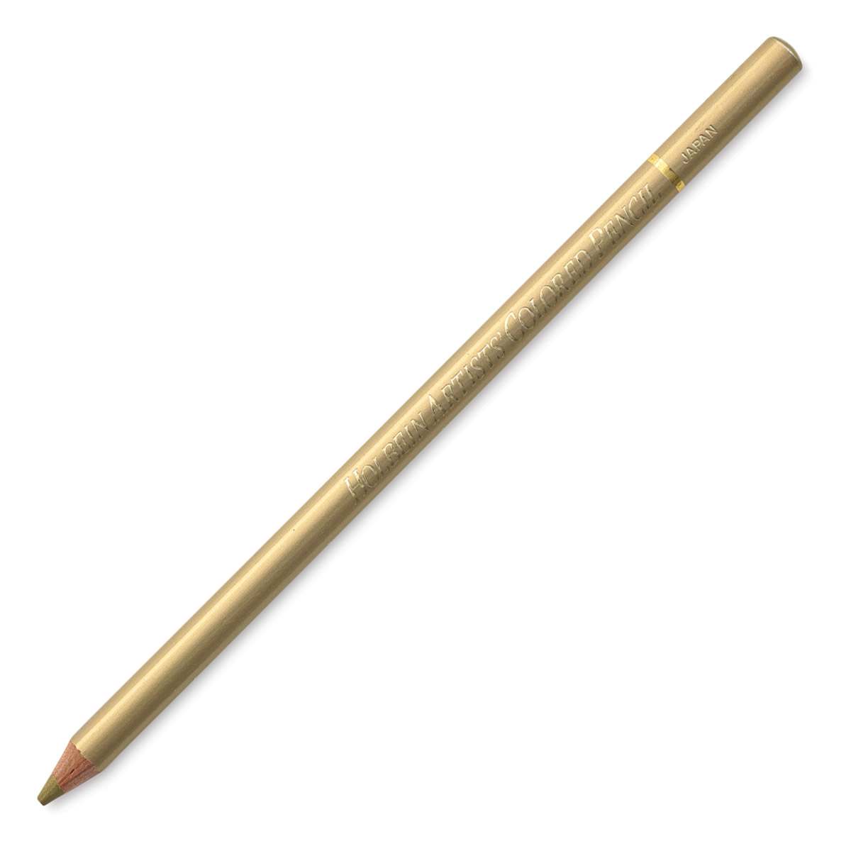 Holbein Artists' Colored Pencil - Pale Gold, OP610 (back)