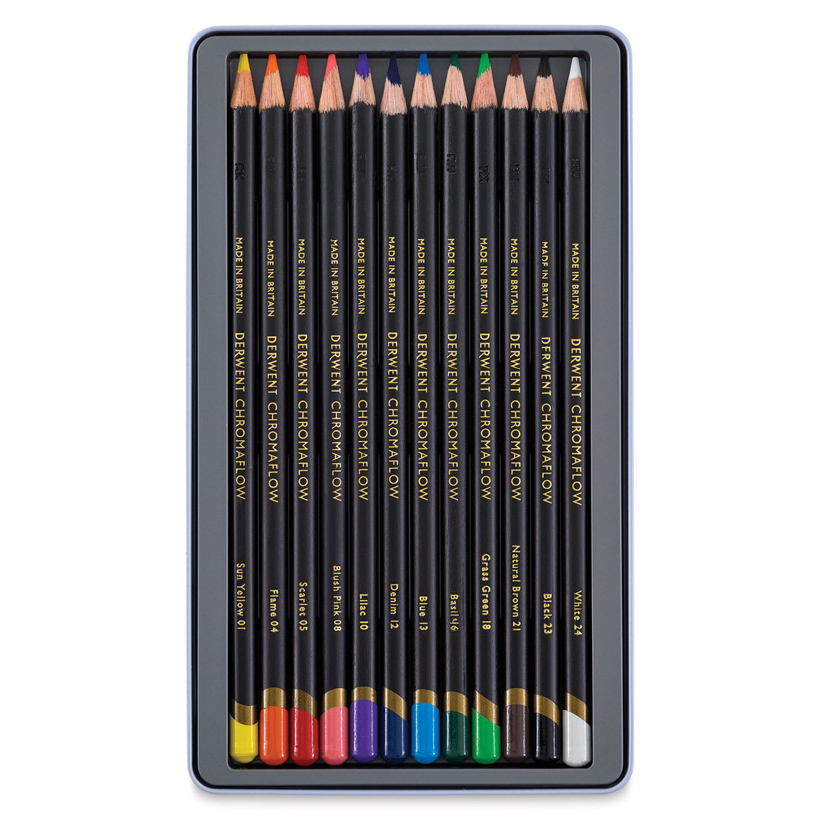 Derwent Chromaflow Colored Pencils - Set of 12 (inside set) Derwent Chromaflow Colored Pencils - Set of 12 (inside set)