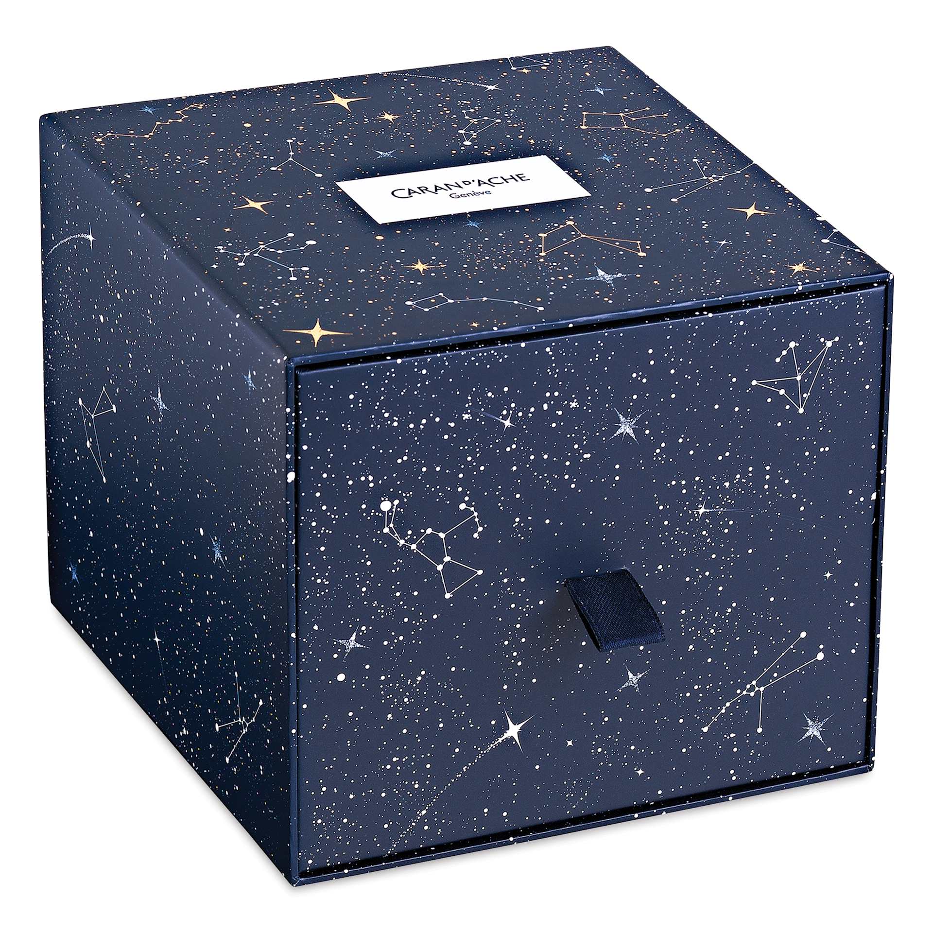 Caran d'Ache Cosmic Blue Pencil Sharpening Machine - Dark Blue, box