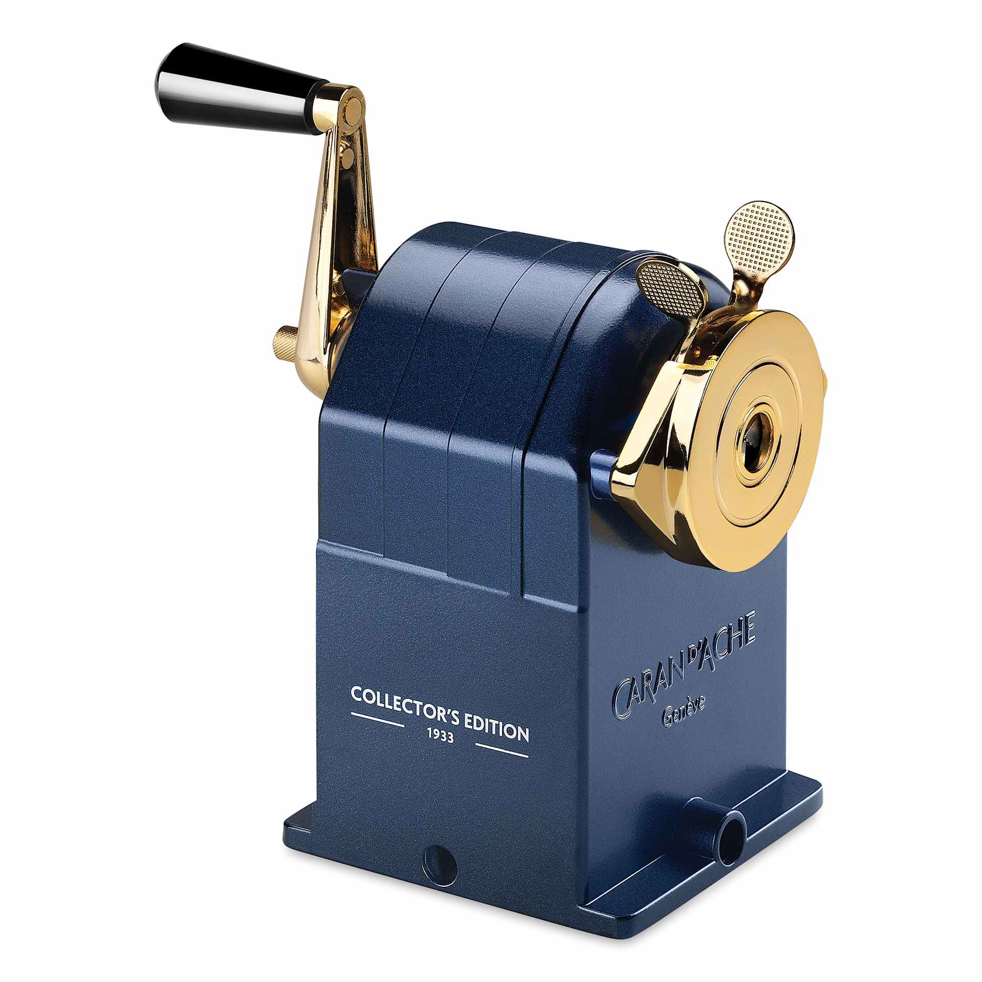 Caran d'Ache Cosmic Blue Pencil Sharpening Machine - Dark Blue