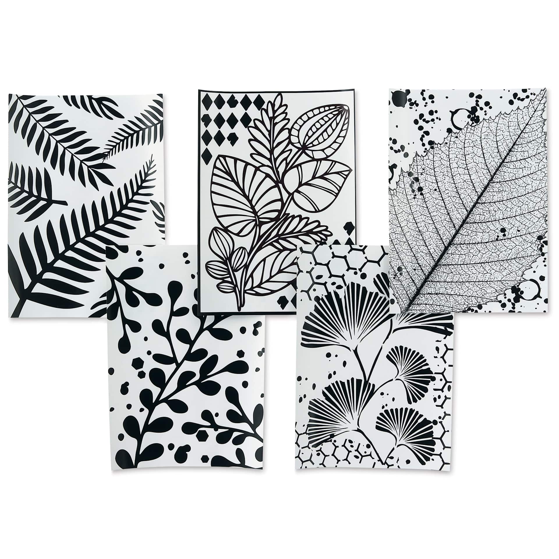 Gelli Arts Image Transfer Pack - Pkg of 20, Bold Botanicals