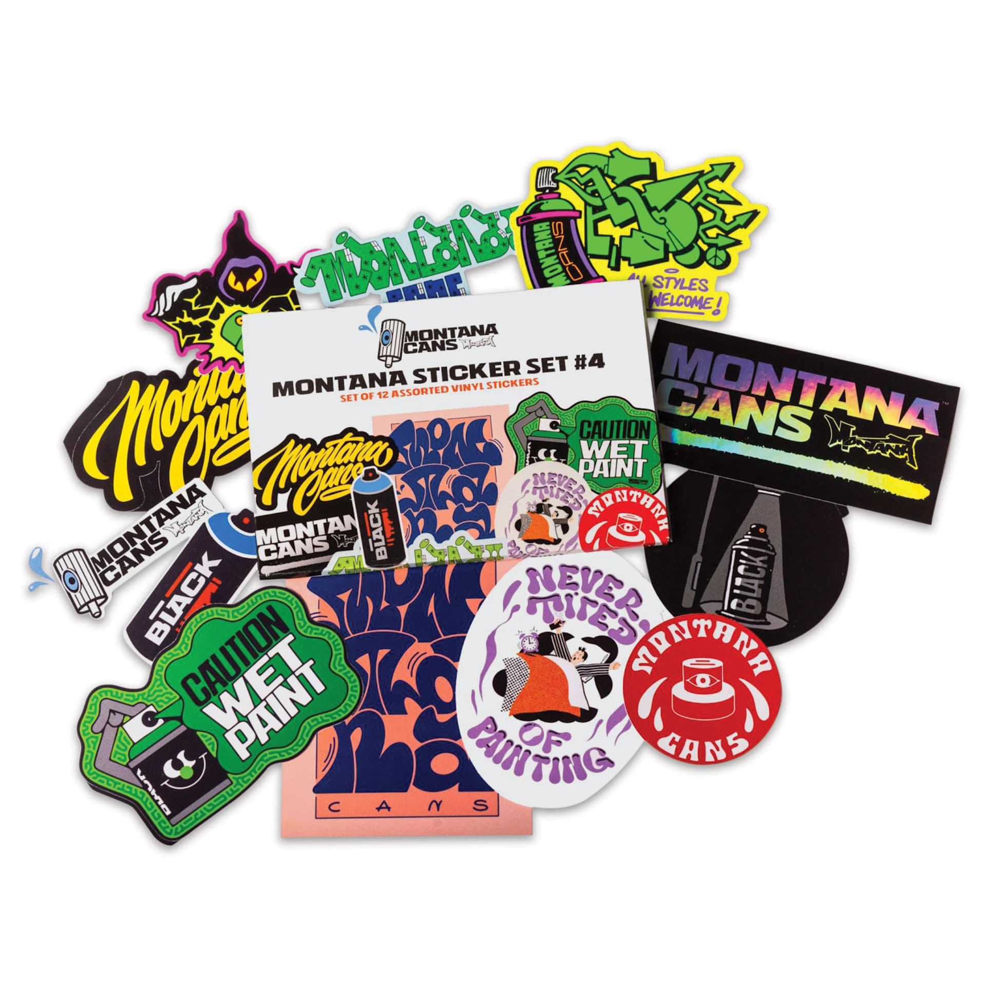 Montana Sticker Set - No. 4, Set of 12