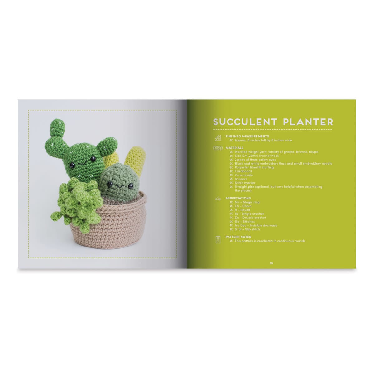 Whimsical Stitches, Succulent Page