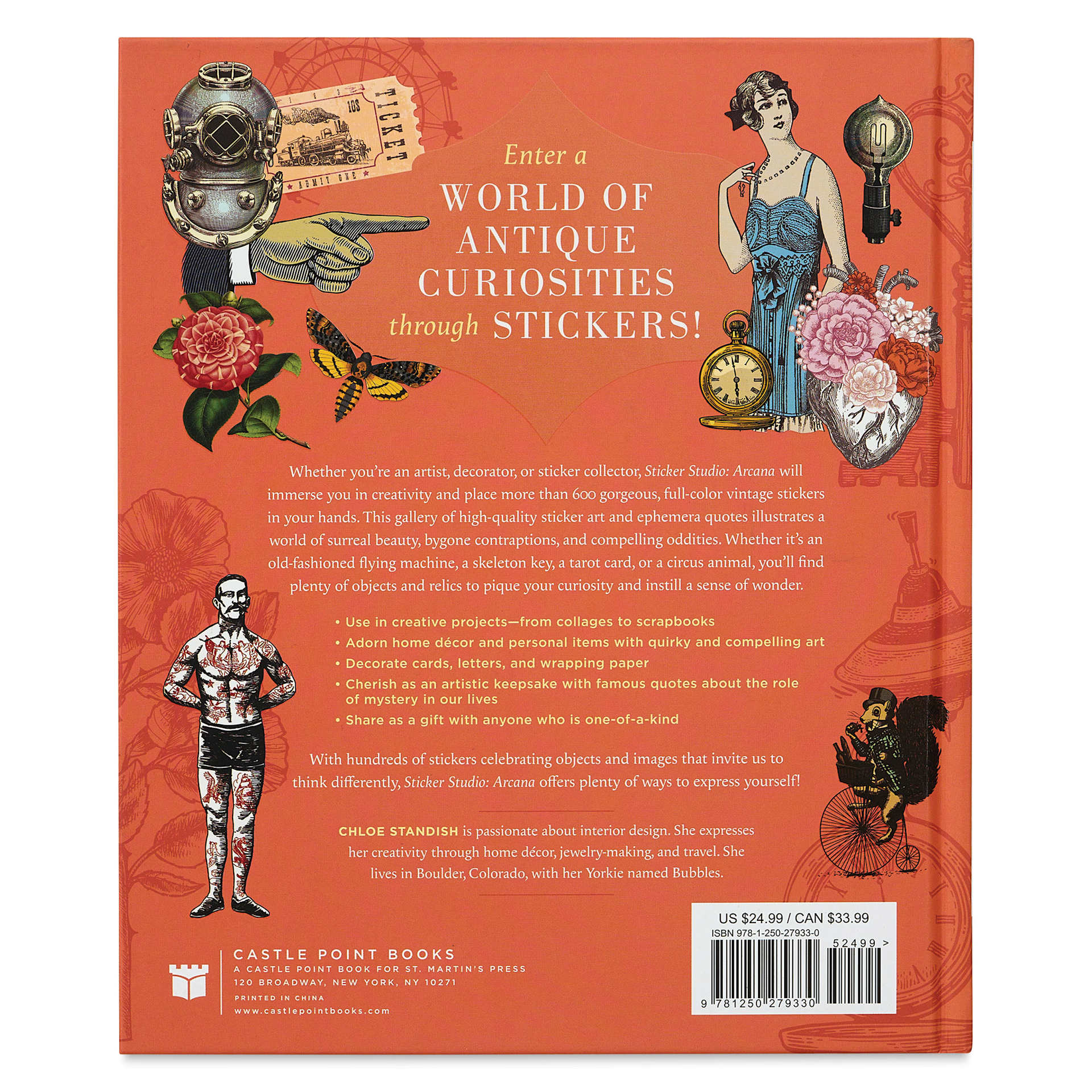 Sticker Studio Arcana Sticker Book, back cover