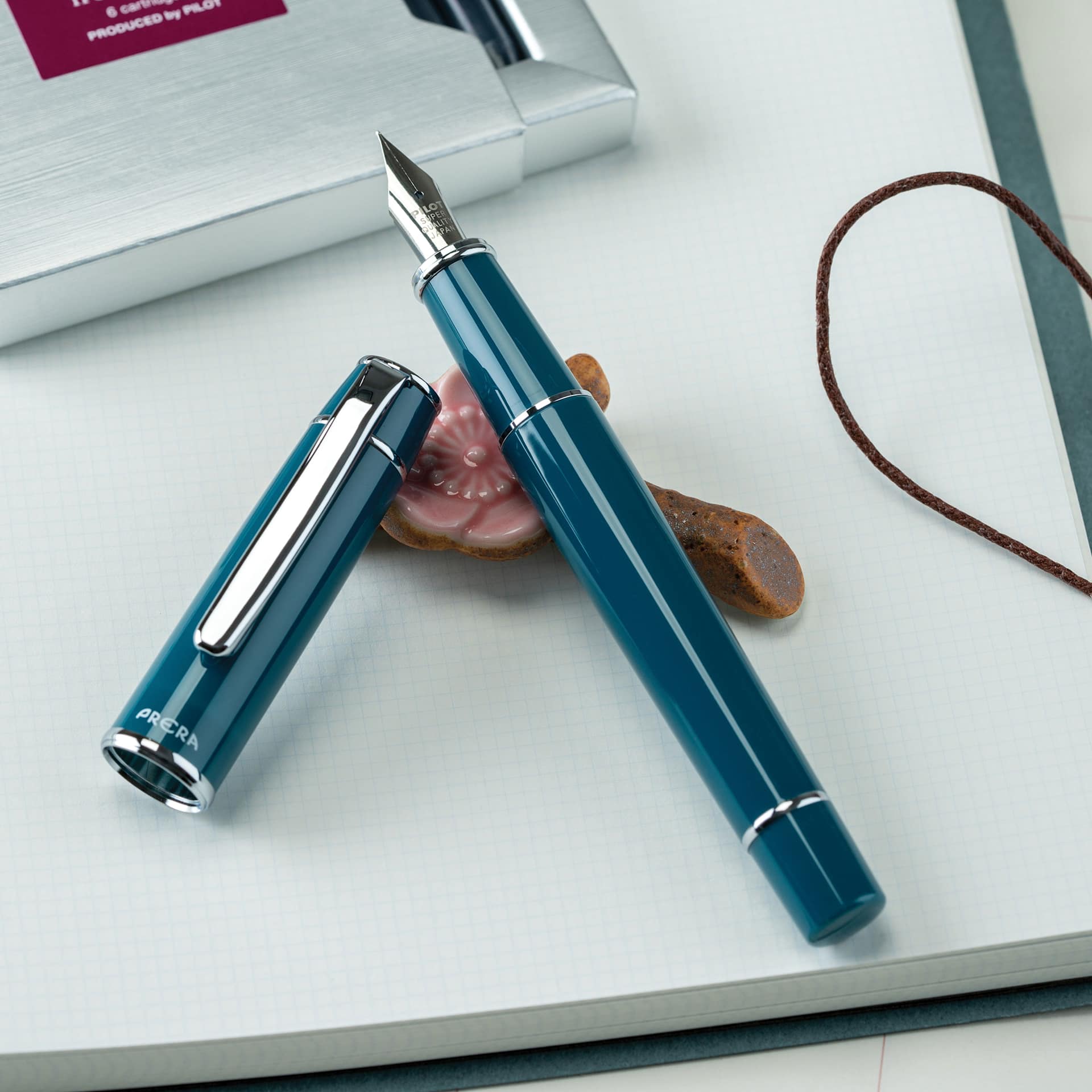 Pilot Prera Standard Fountain Pen - Empresss Teal, Medium