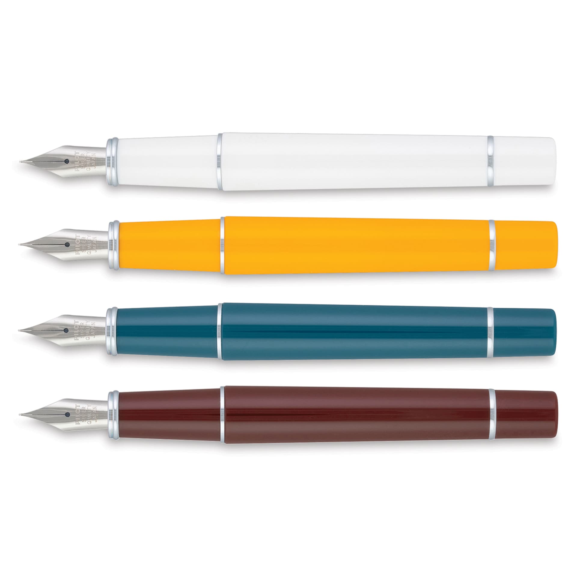 Pilot Prera Standard Fountain Pens, caps off