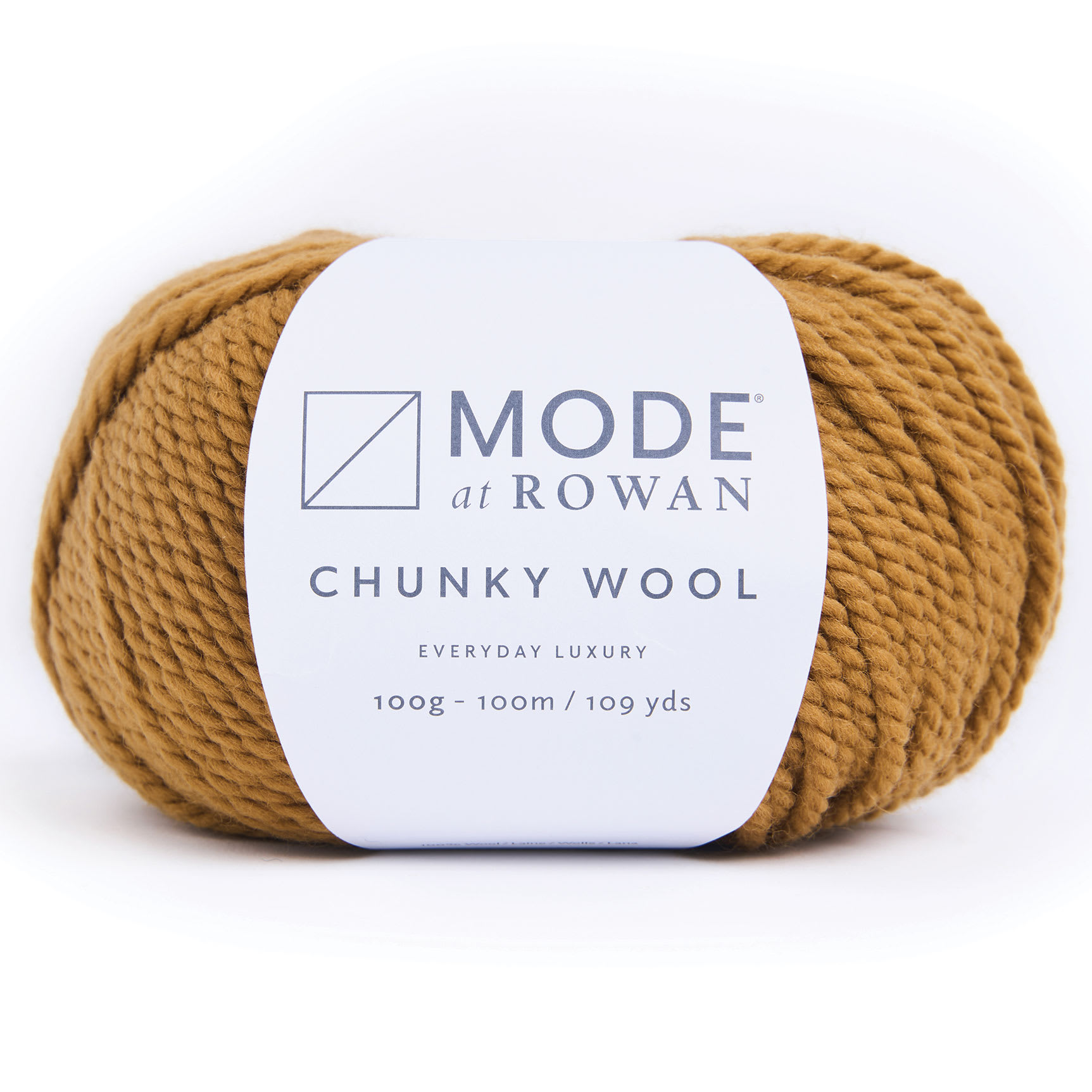 Mode at Rowan Chunky Wool Yarn - Golden Brown, 109 yds