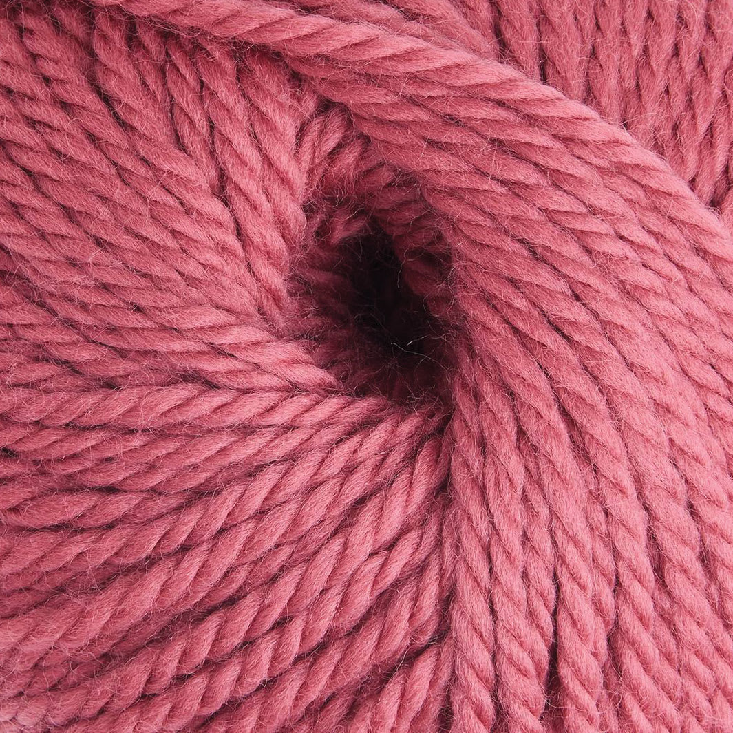 Mode at Rowan Chunky Wool Yarn - Rosewood, 109 yds close up to show texture