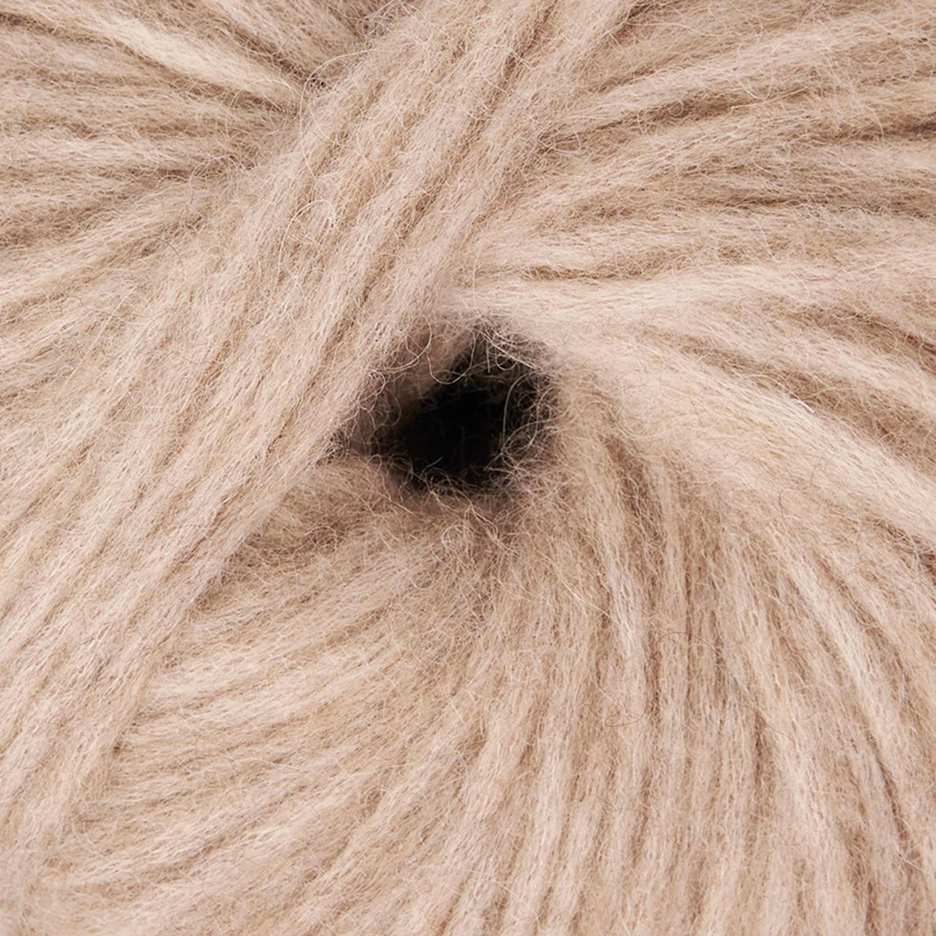 Mode at Rowan Softest Alpaca Yarn - Linen, 142 yds close up to show texture