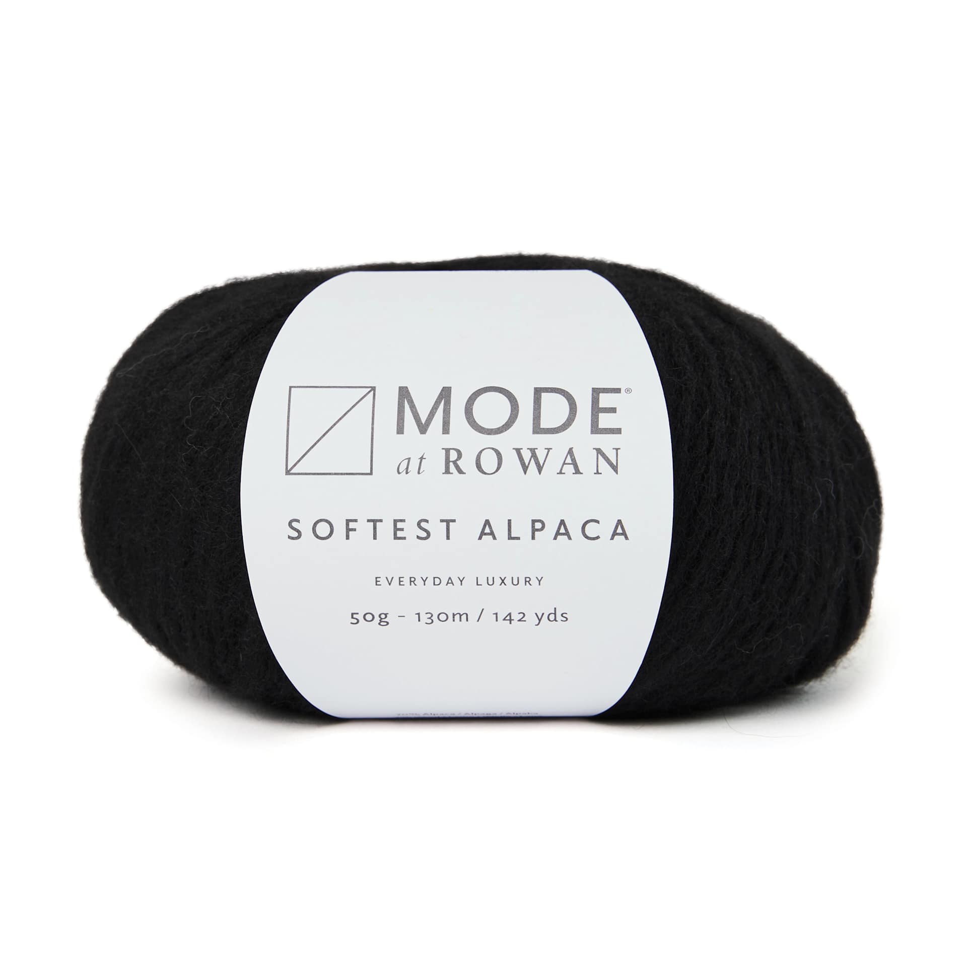 Mode at Rowan Softest Alpaca Yarn - Black, 142 yds