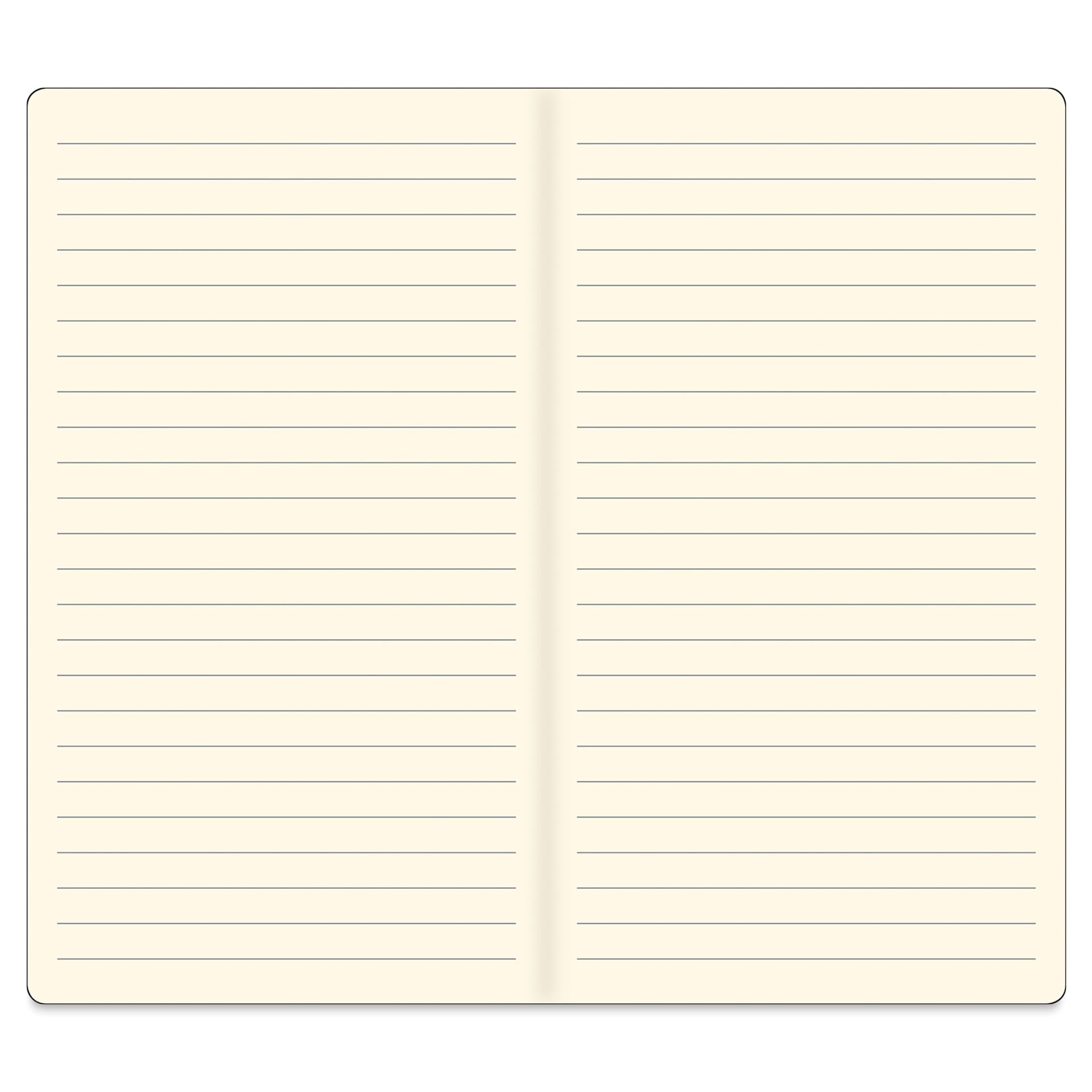 Peter Pauper Press Voyager Notebook Refills - Ruled, 60 Pages, Pkg of 2, open