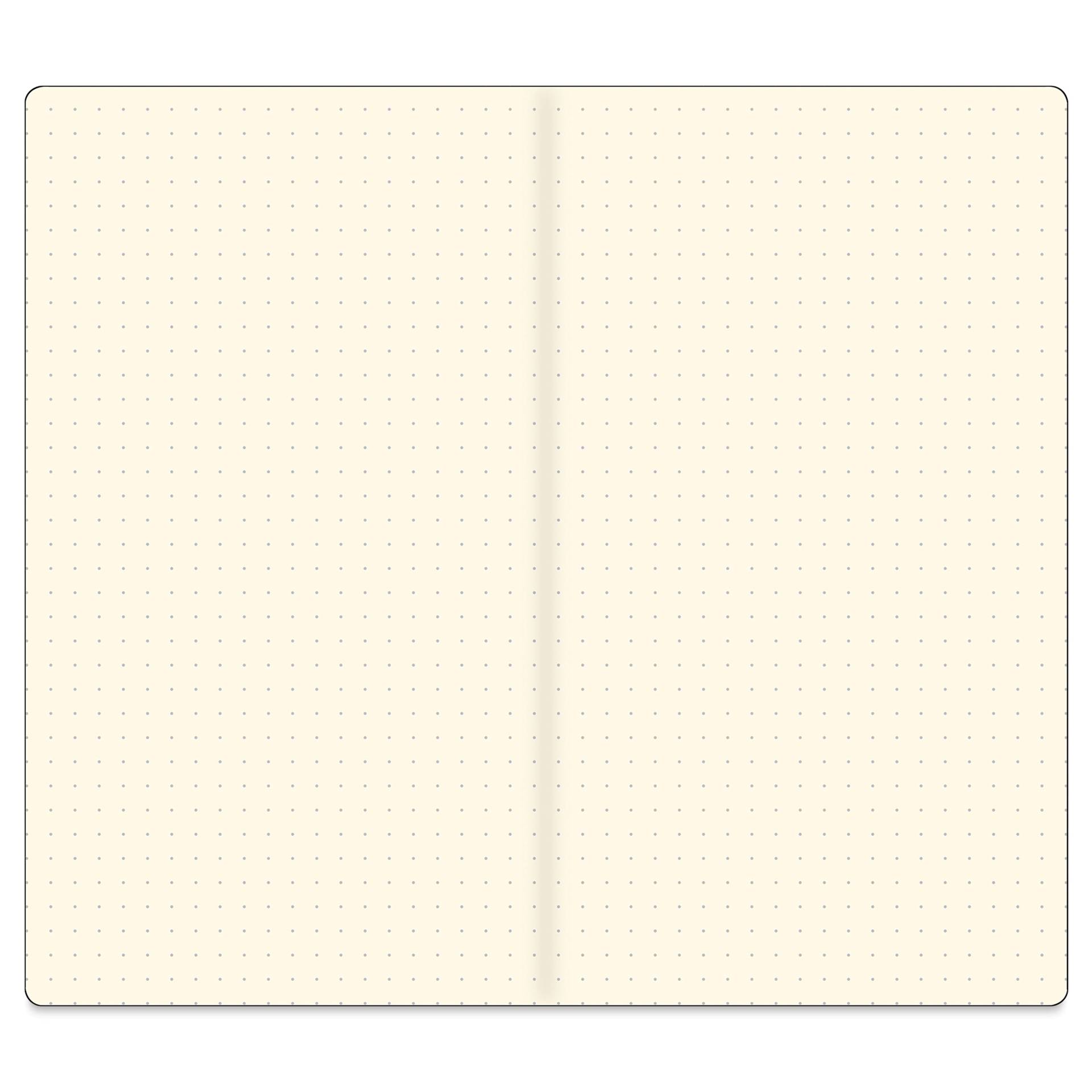 Peter Pauper Press Voyager Notebook Refills - Dotted, 60 Pages, Pkg of 2, open