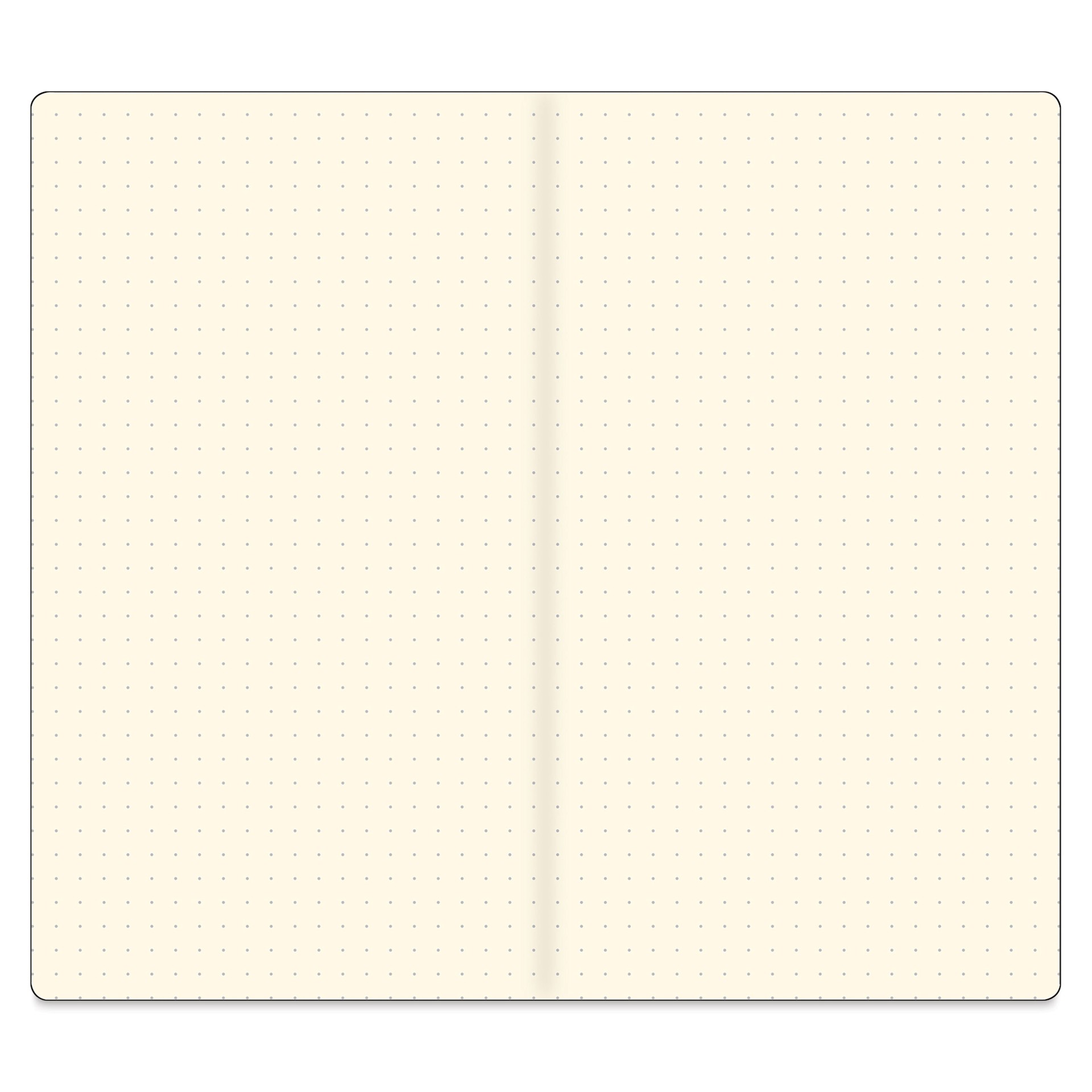 Peter Pauper Press Voyager Notebook - 4.75" x 7.9", Burgundy, dot grid