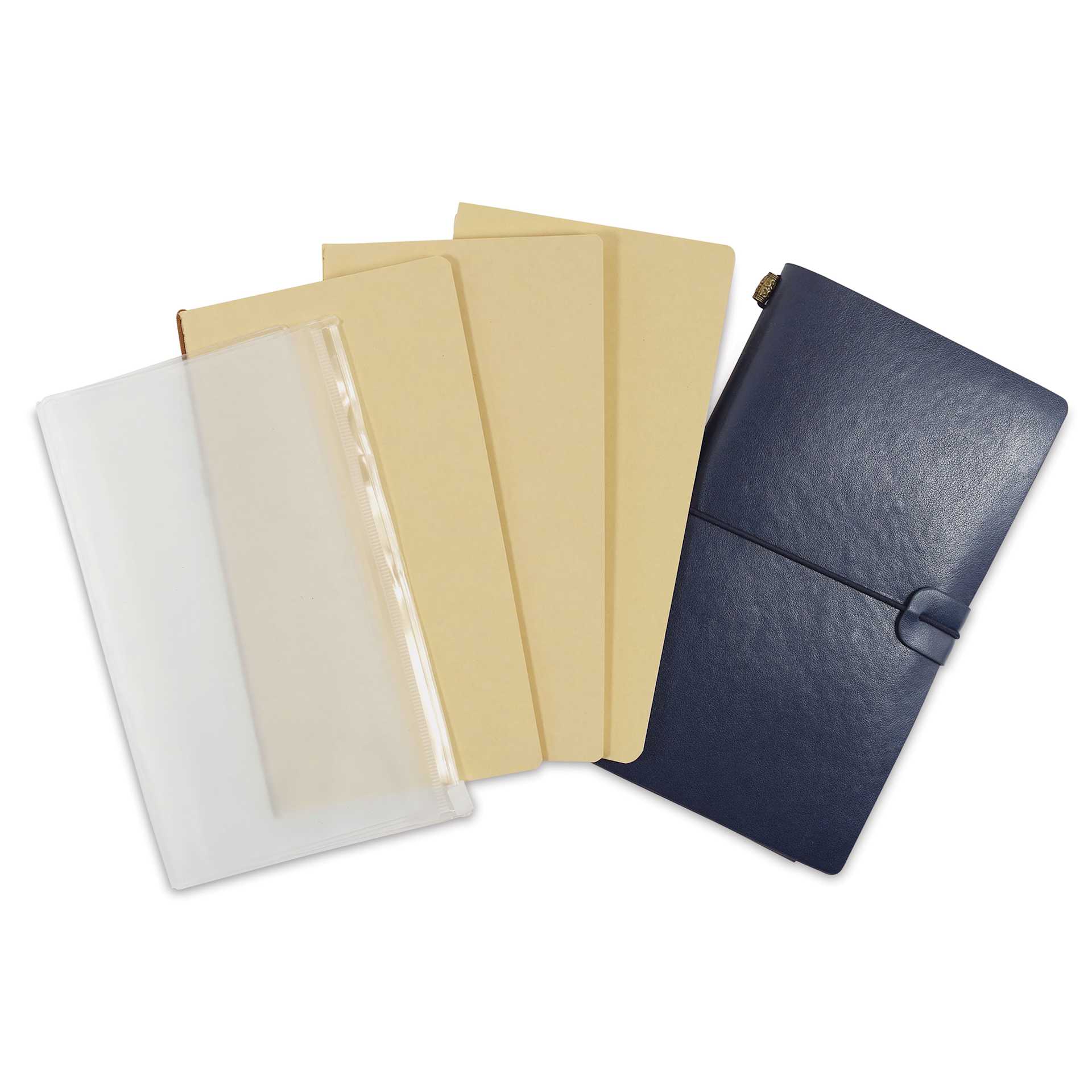 Peter Pauper Press Voyager Notebook - 4.75" x 7.9", Midnight Blue, inserts out of notebook
