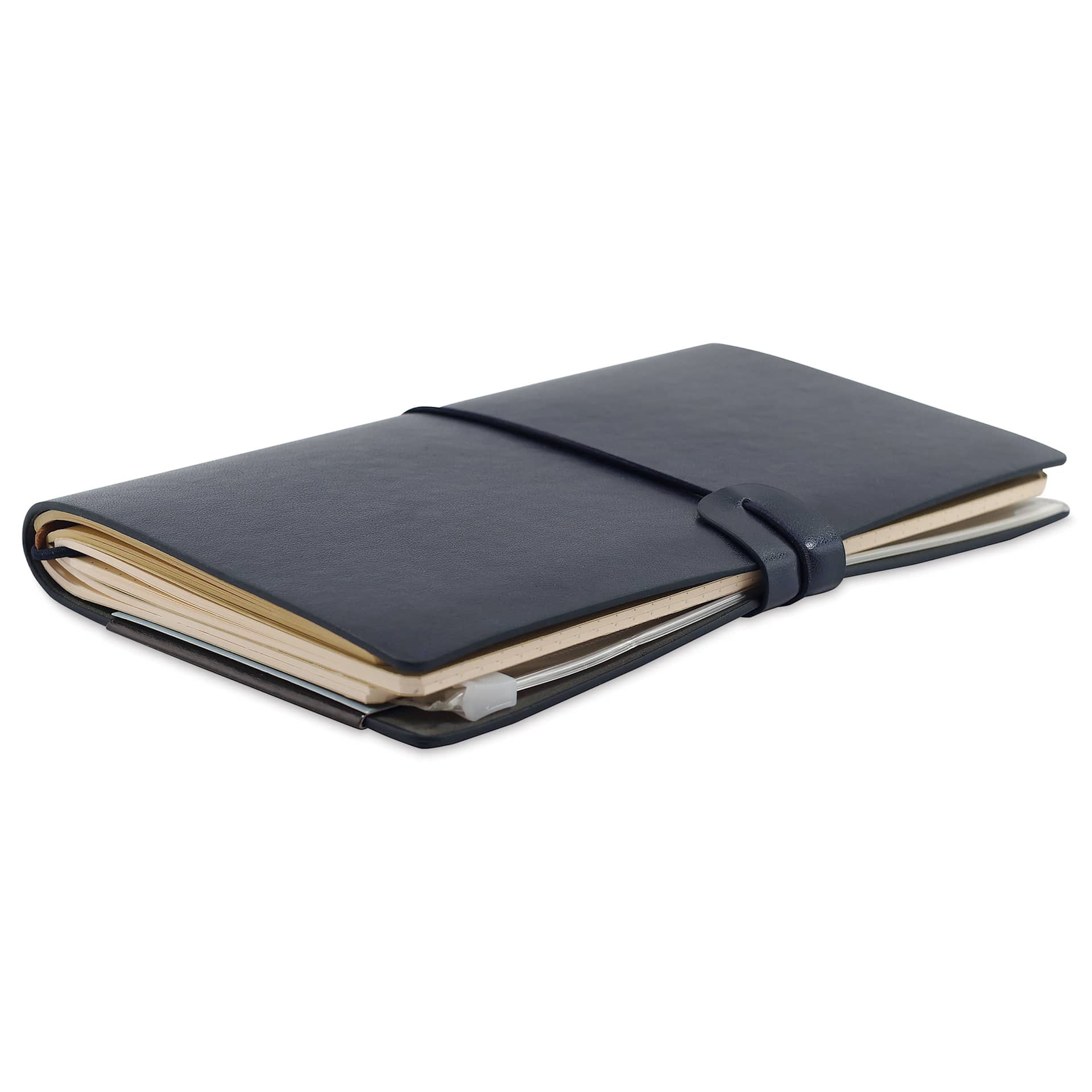 Peter Pauper Press Voyager Notebook - 4.75" x 7.9", Midnight Blue, fore-edge