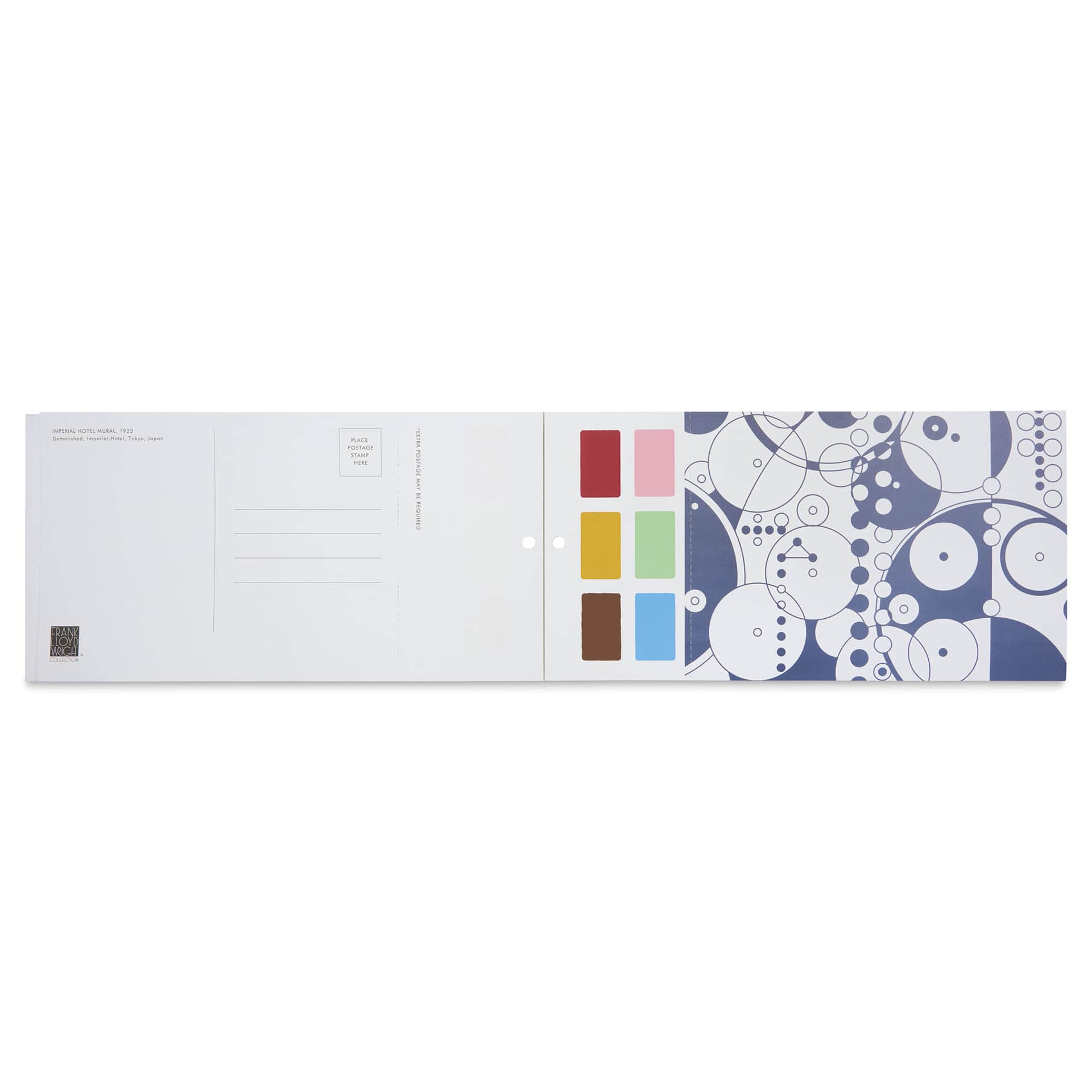 Galison Paint-In Card Set - Frank Lloyd Wright, open