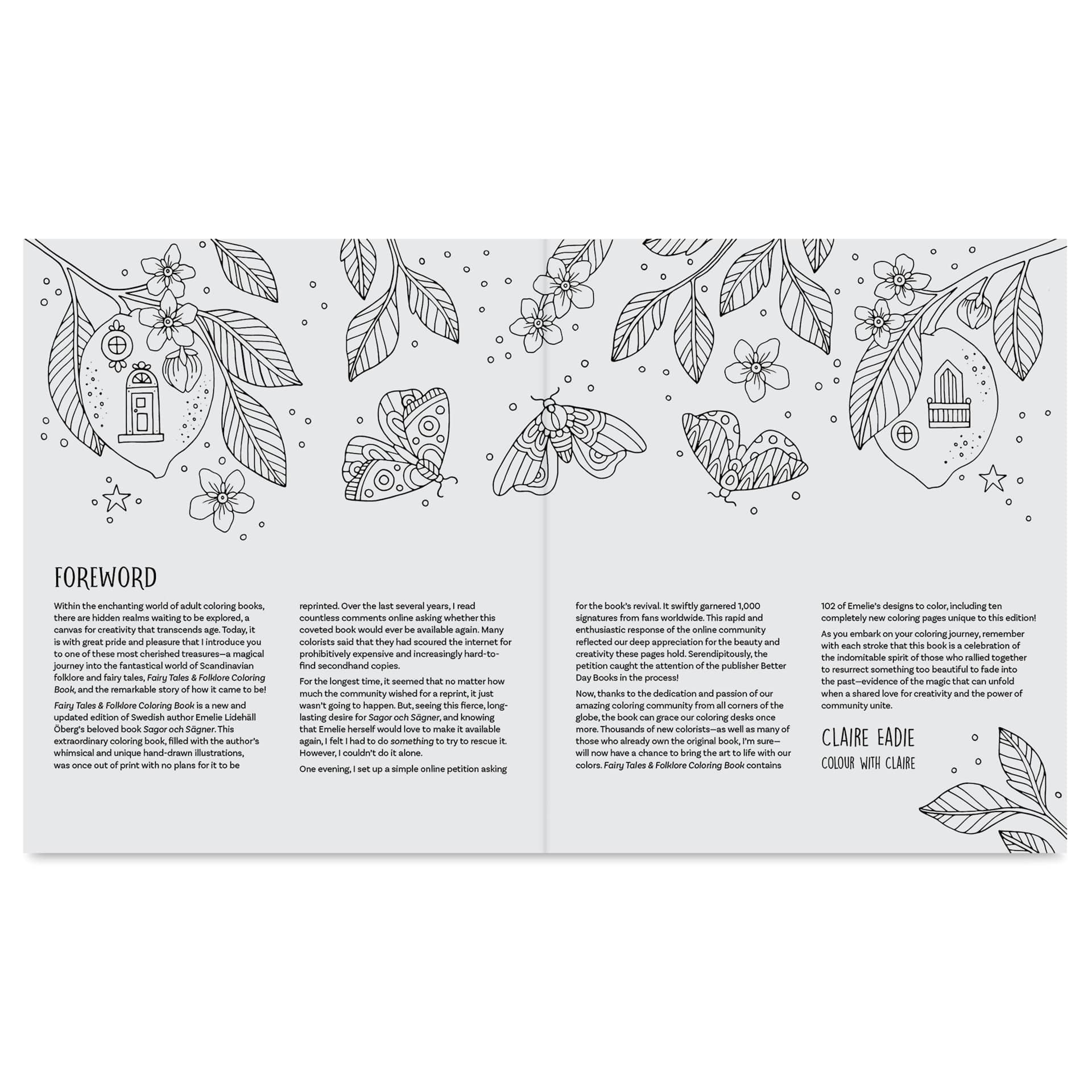 Fairy Tales and Folklore Coloring Book, foreword