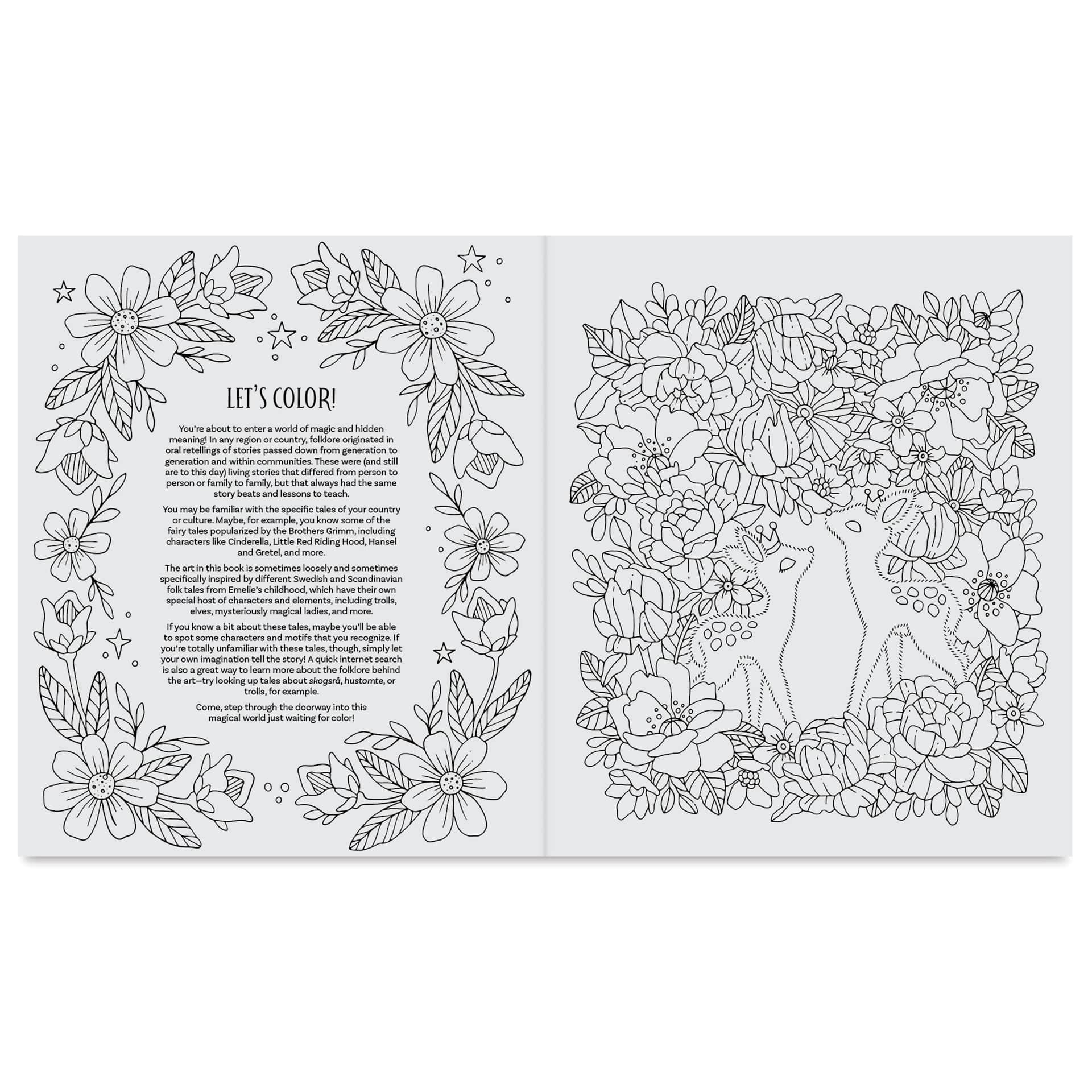 Fairy Tales and Folklore Coloring Book, introduction