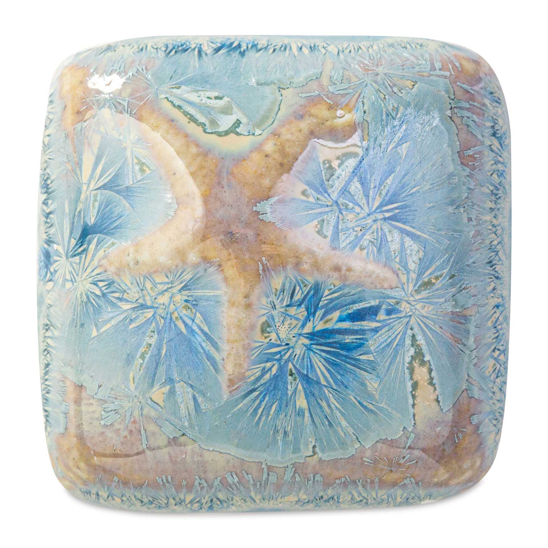 Laguna Crystal Blossom Glaze - 162 Blue Snowflakes, Pint Laguna Crystal Blossom Glaze - 162 Blue Snowflakes, Pint