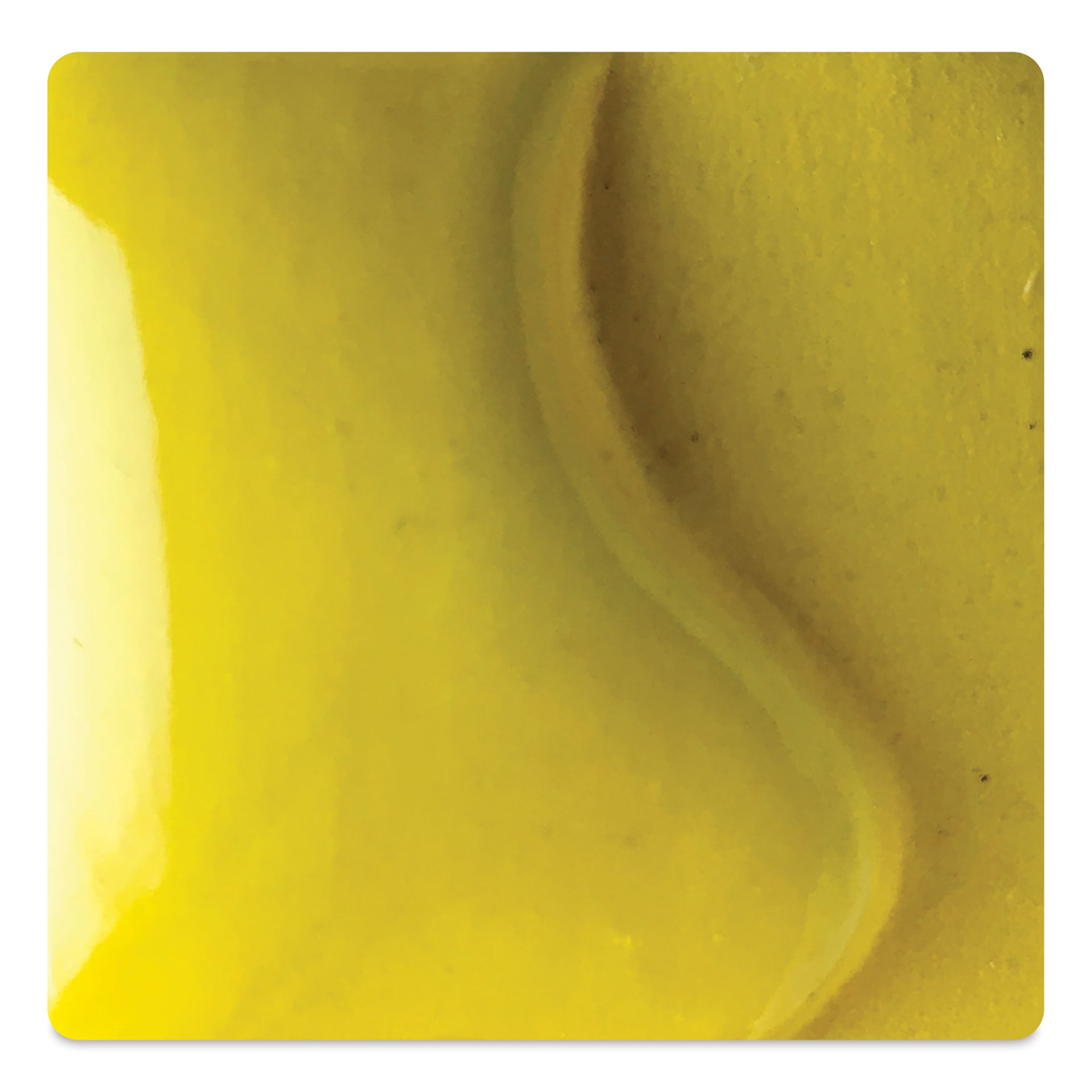 Spectrum Underglazes - Bright Yellow, Pint, fired to cone 05