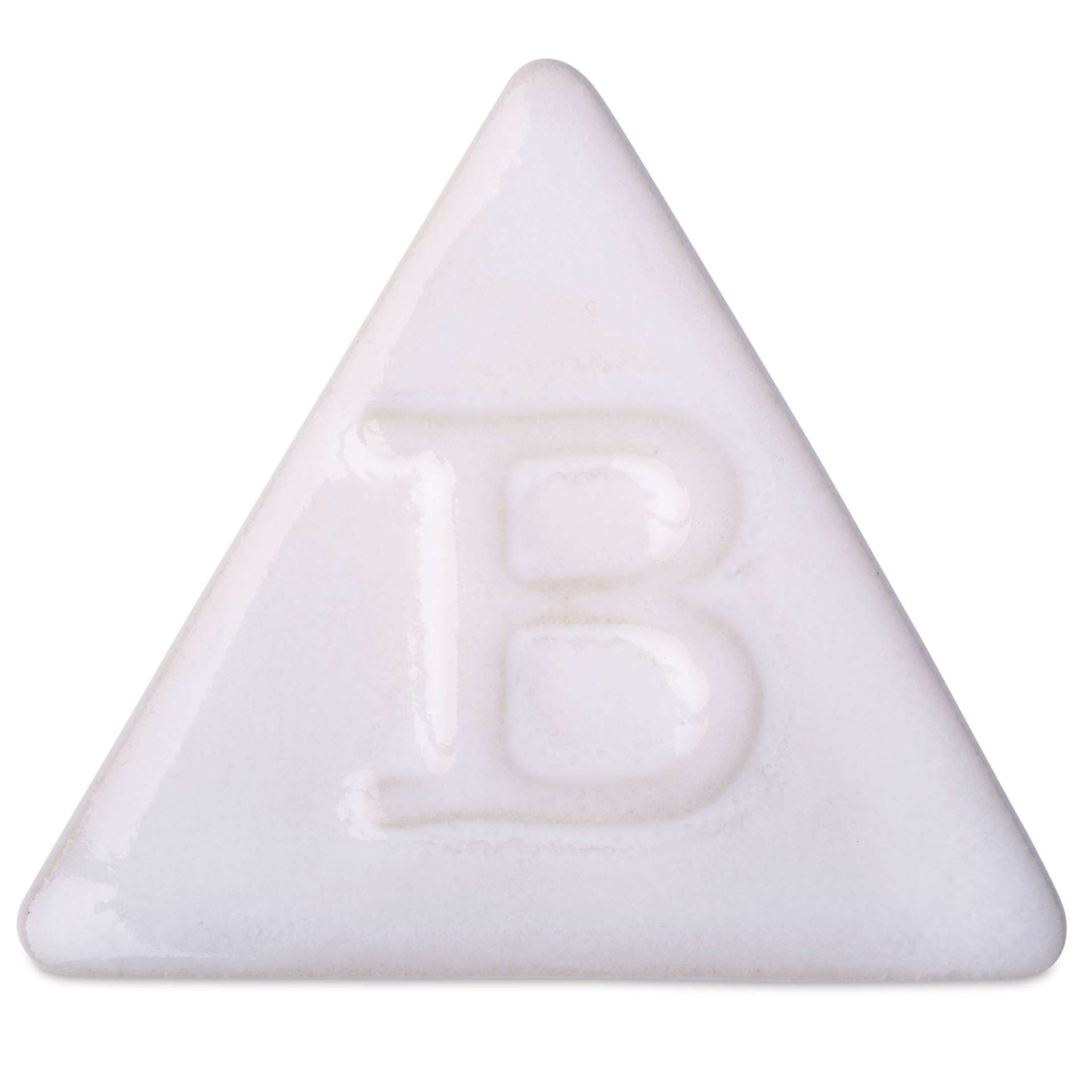Botz Pro Glaze - Opal White, 200 ml sample fired to 1250°C / 2282°F
