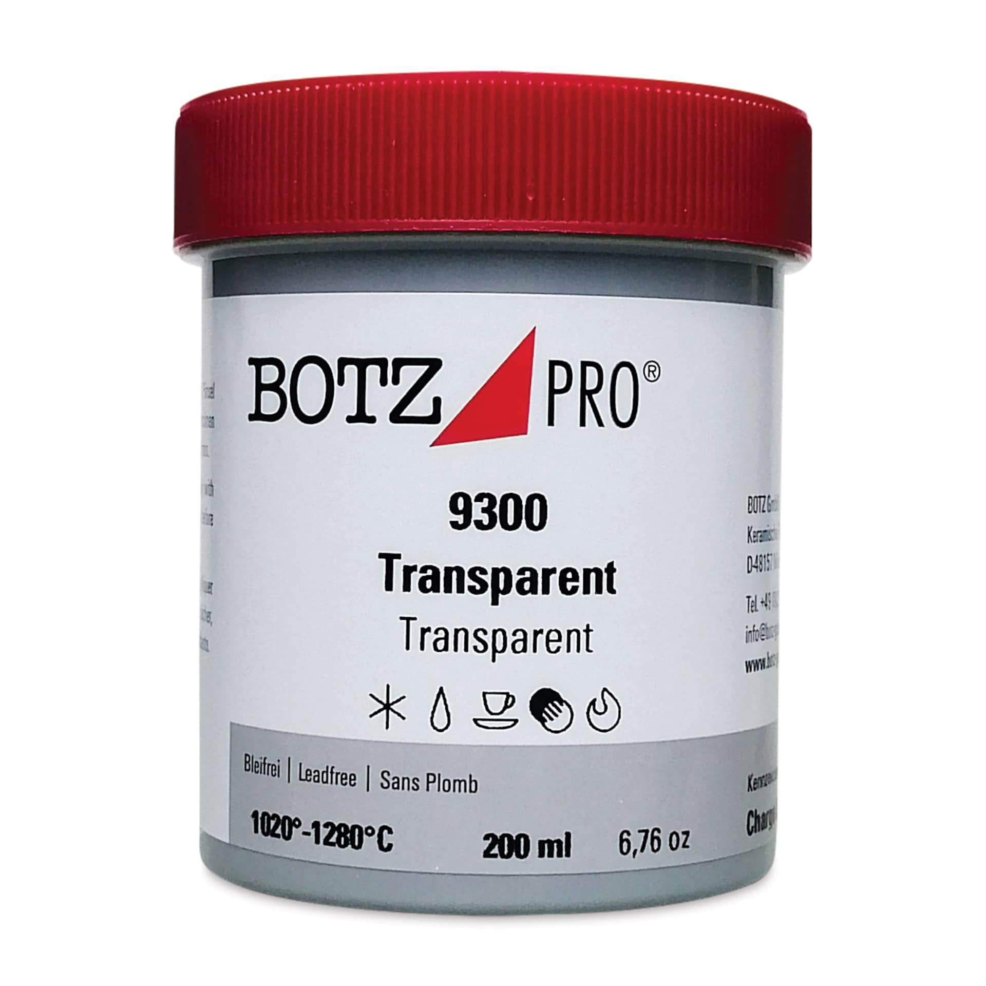 Botz Pro Glaze - Transparent, 200 ml