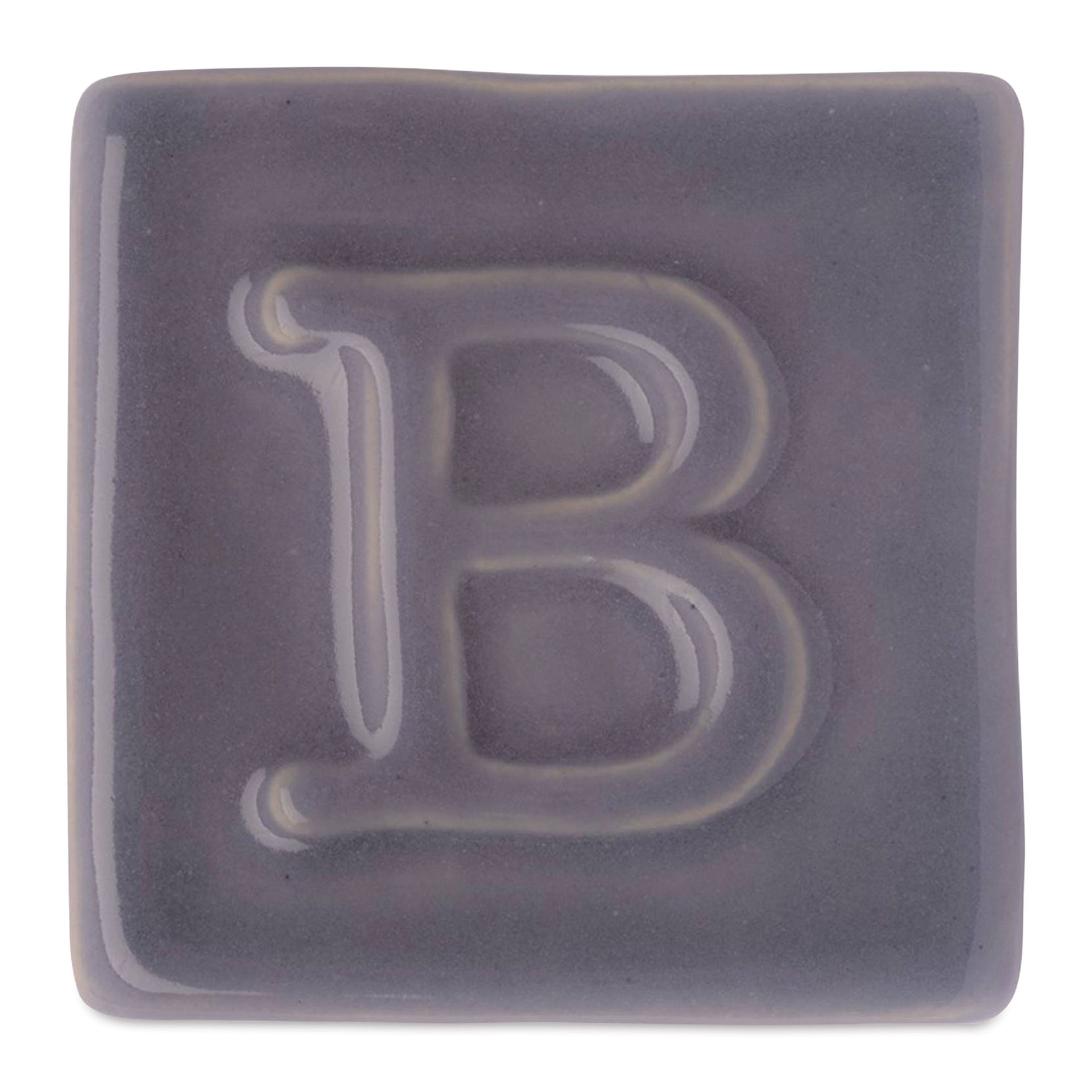 Botz Pro Glaze - Topaz Blue, 200 ml sample fired to 1050°C / 1922°F