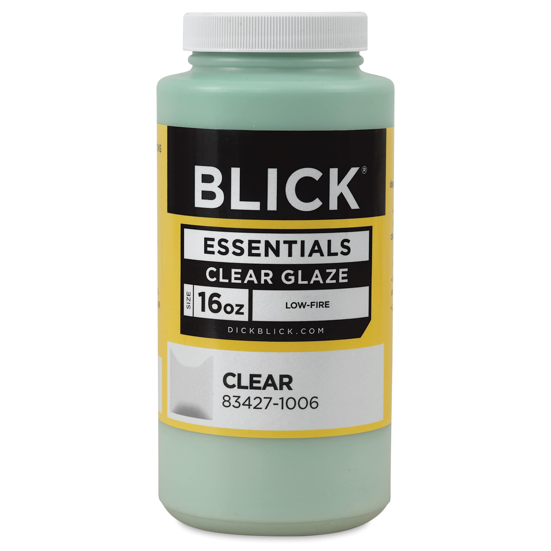 Blick Essentials Clear Glaze - 16 oz (Pint), front of bottle