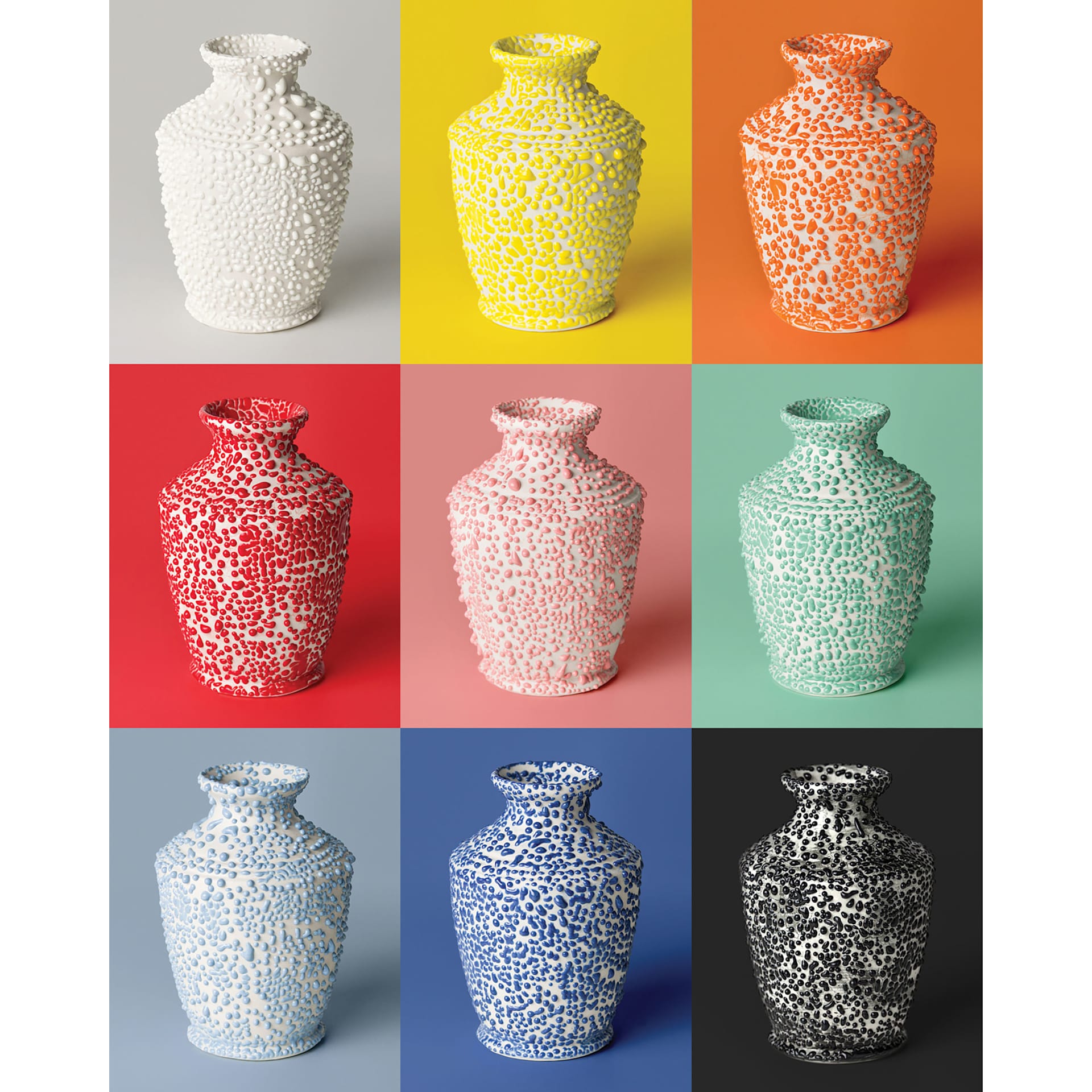 Ritual Glaze Bead Glazes applied to vases