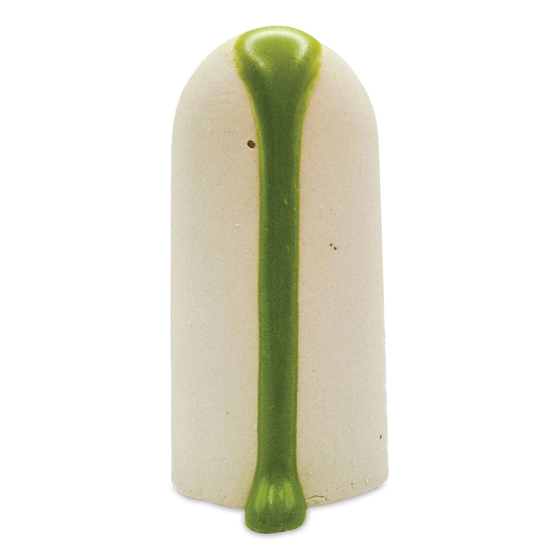 Ritual Glaze Melt Gloop Glaze - Slime Green - finished example