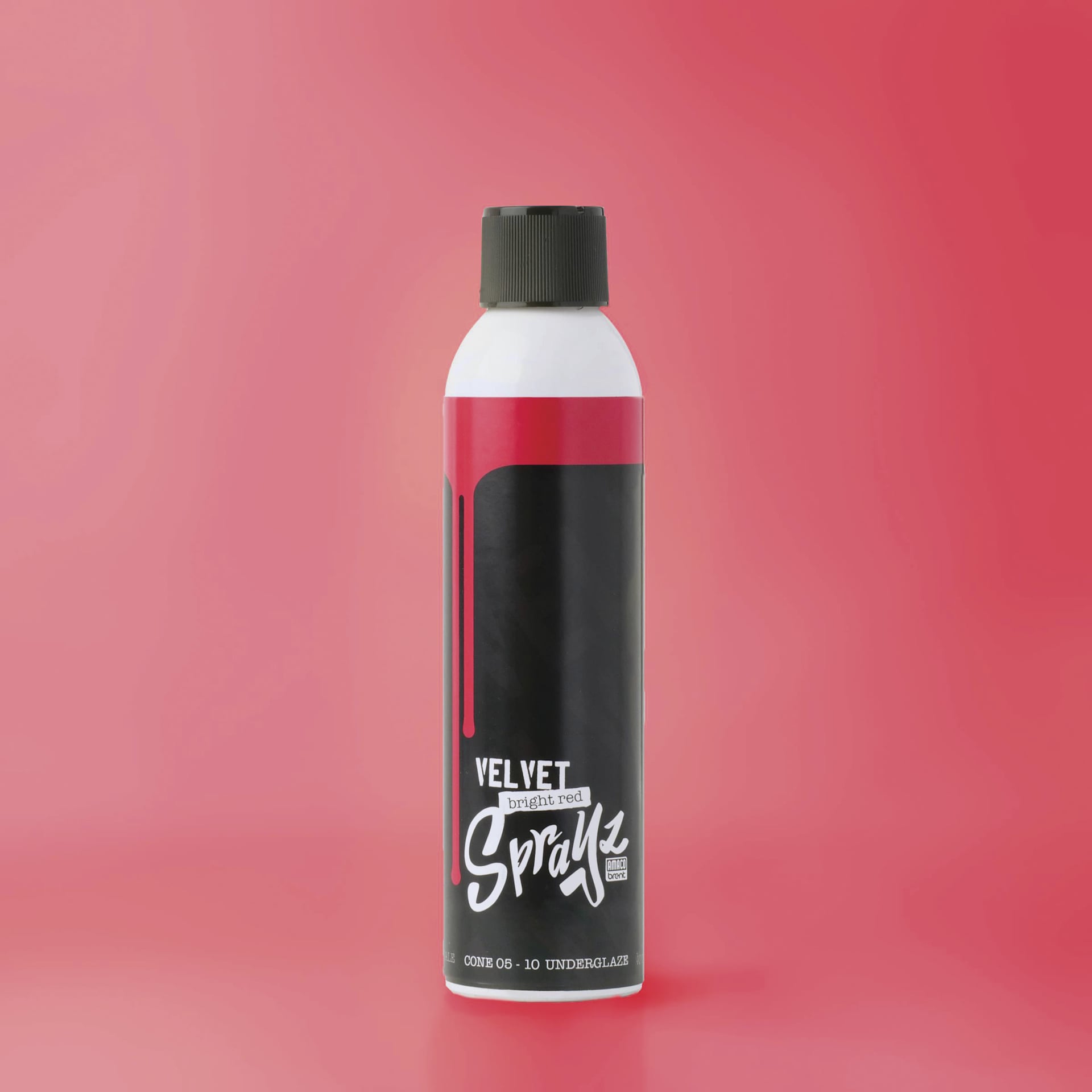 Amaco Velvet Sprayz Underglaze - Bright Red, 10 oz