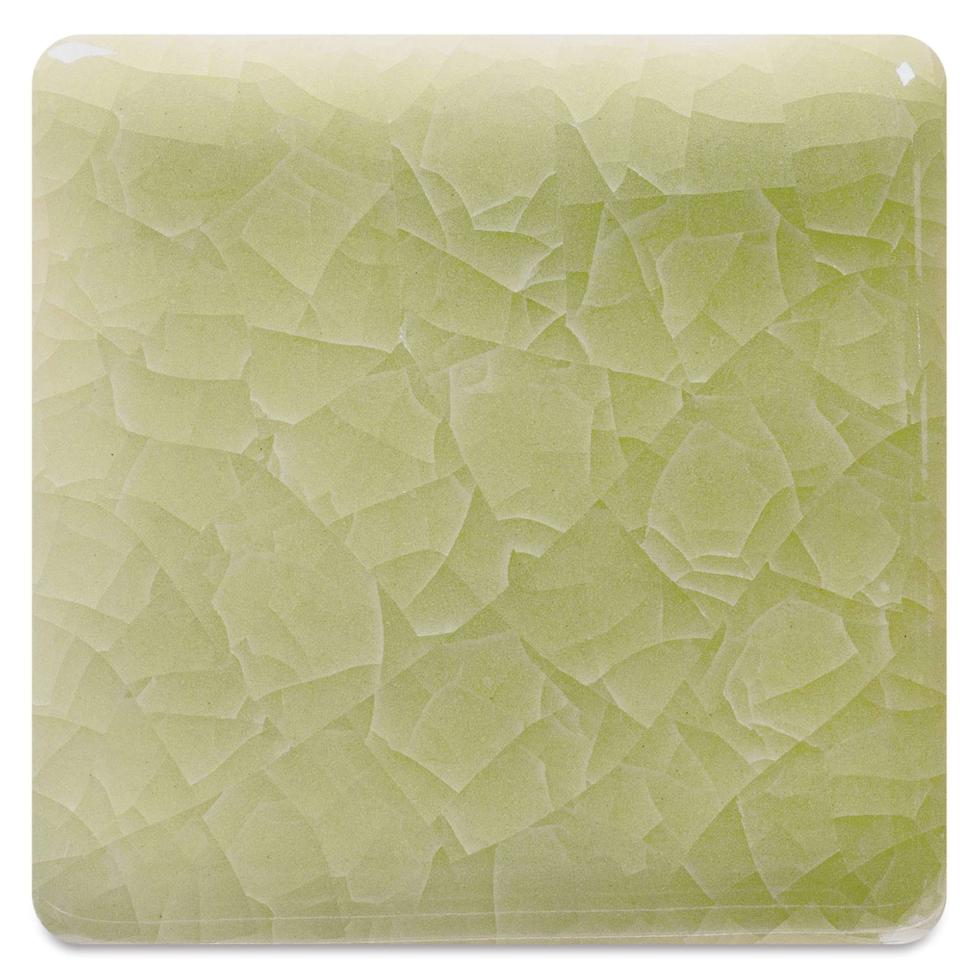 Amaco Kiln Ice Glaze - Frozen Fern - glaze over #16 white chocolate clay